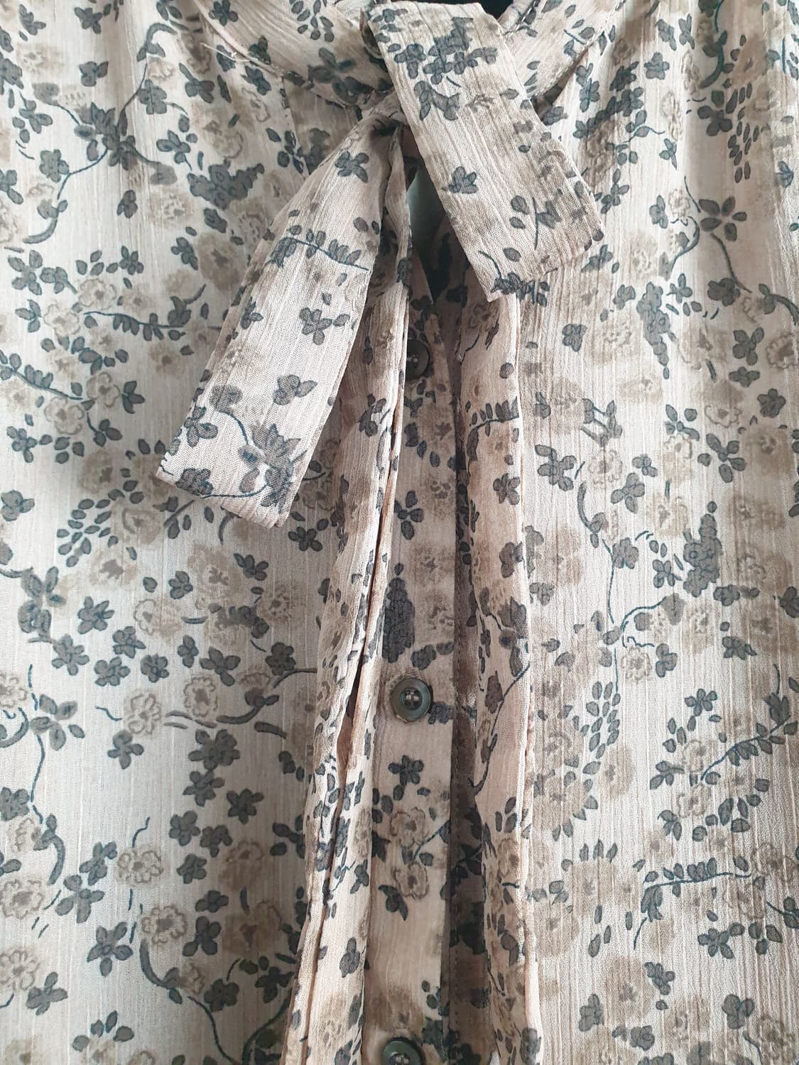 🍁더엣지(THE ATG) FW플로럴 쉬폰 롱원피스 상품이미지7