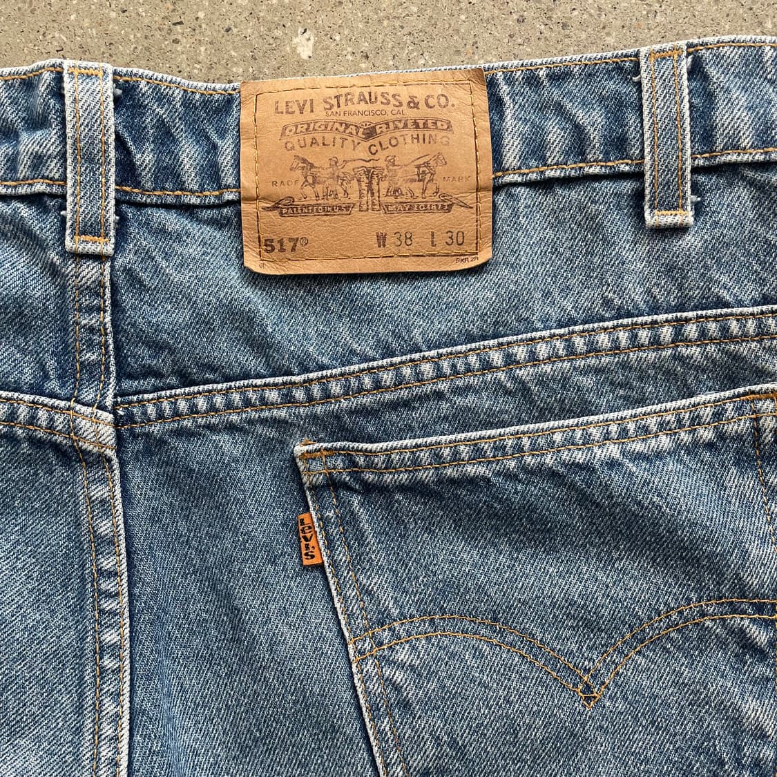 빈티지 리바이스 517 오렌지탭  made in Puerto Rico 상품이미지7