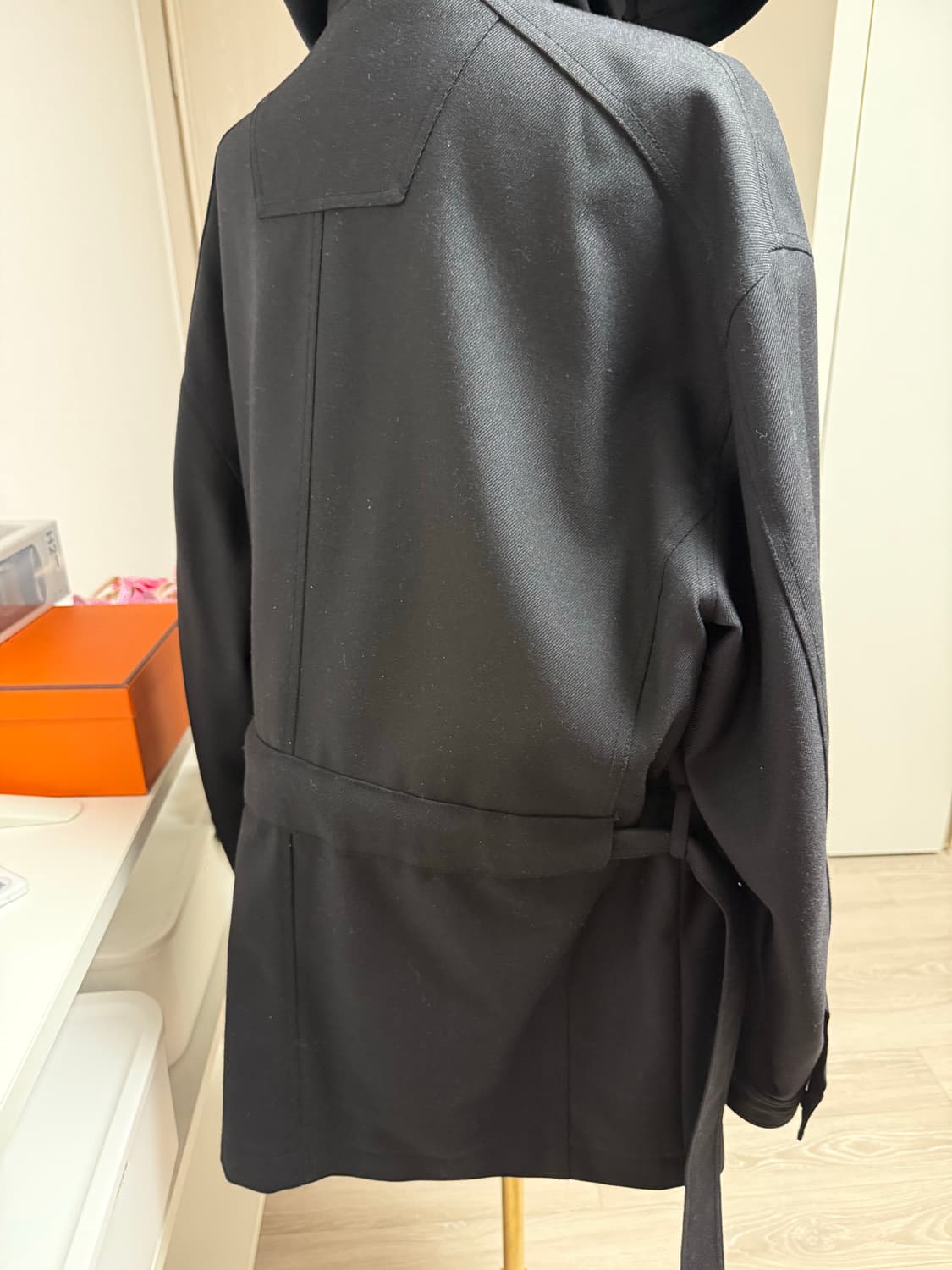 준지 m65 wool belted hood jacket 상품이미지5