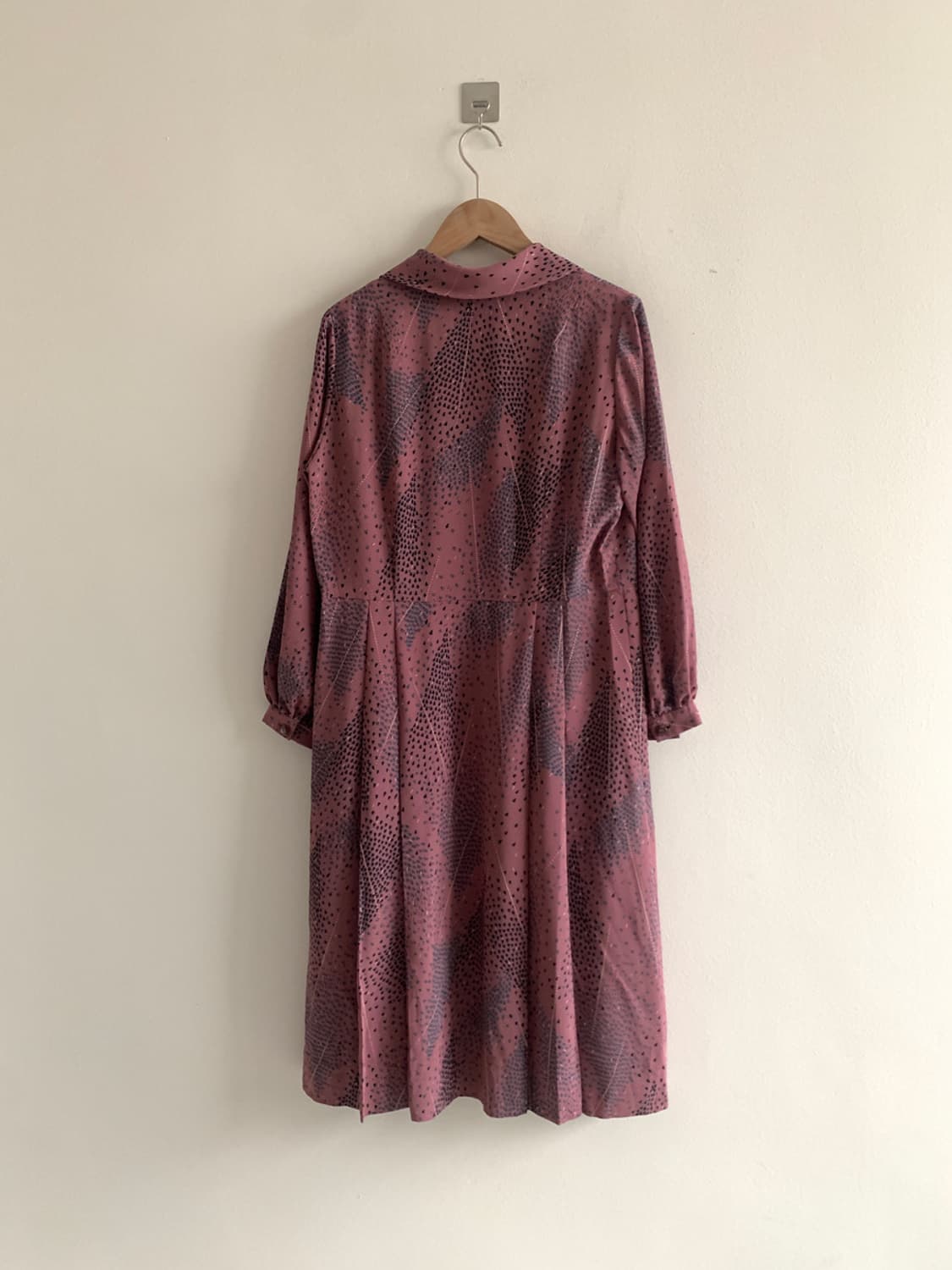 Tie Collar Shirts Button Dress 상품이미지8