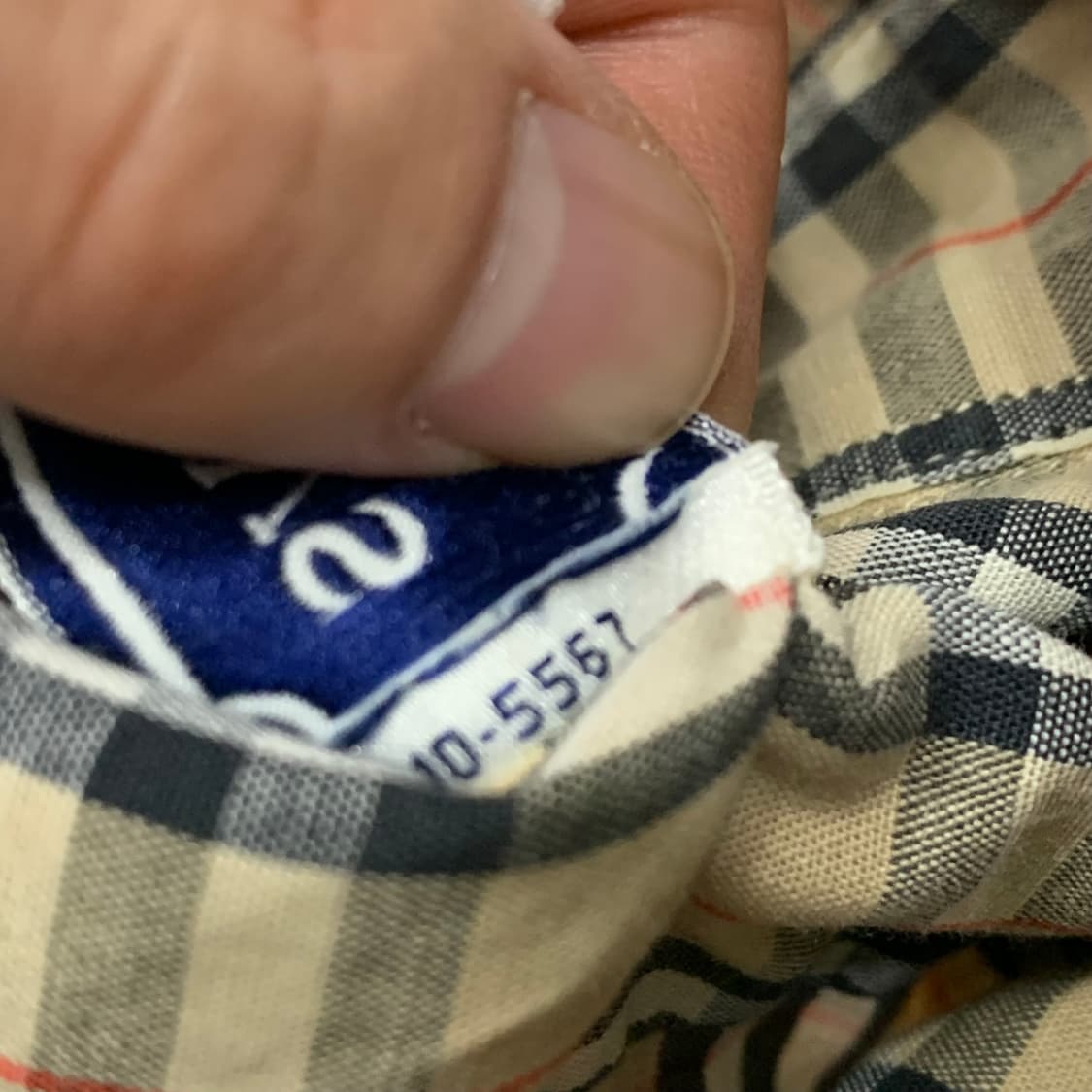 버버리 노바체크 셔츠(정품) 상품이미지5