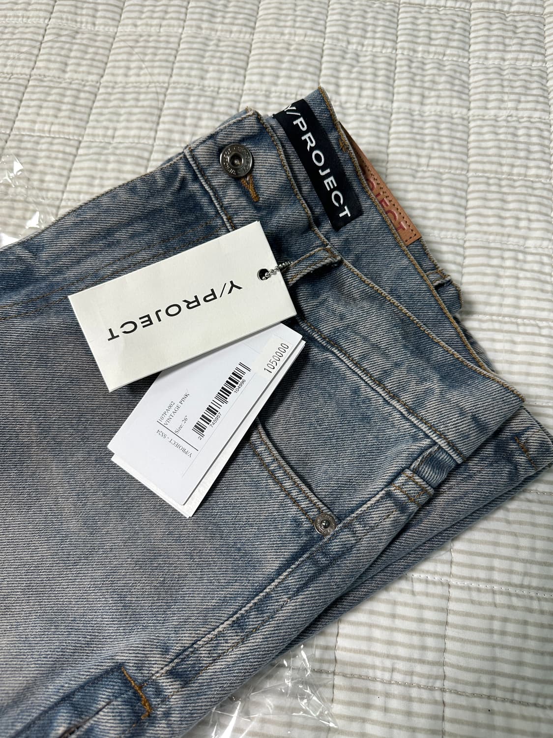 와이프로젝트 후크 앤드 아이 진 빈티지핑크 상품이미지9