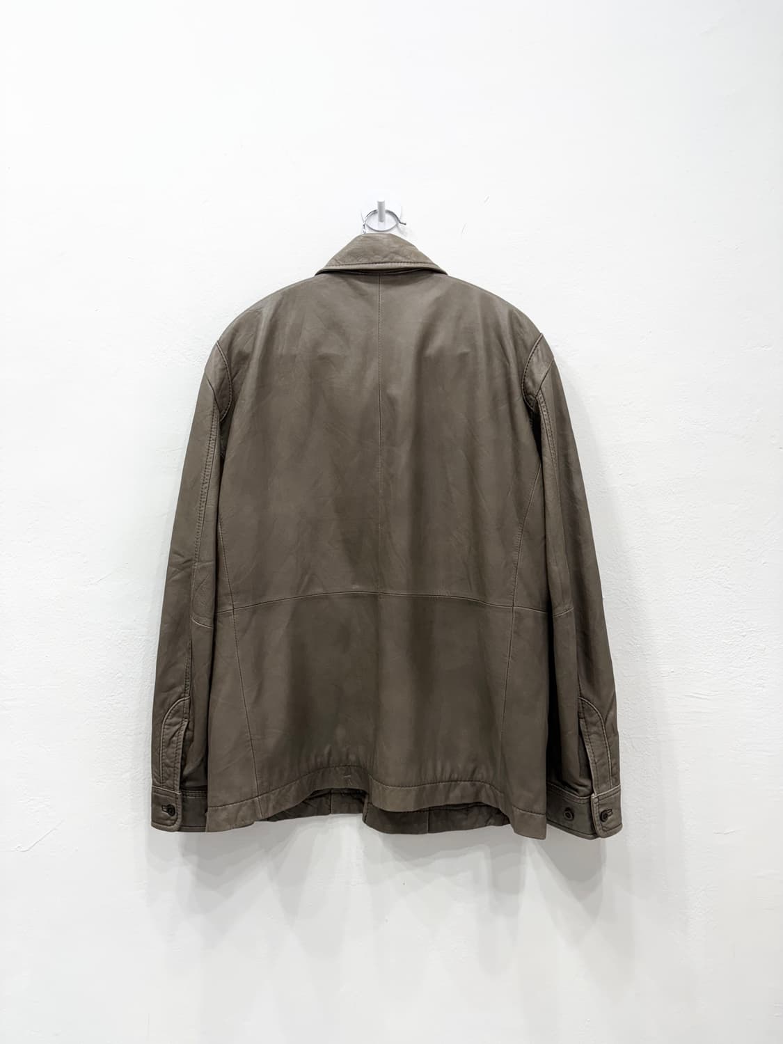 카키베이지 양가죽 자켓 상품이미지4