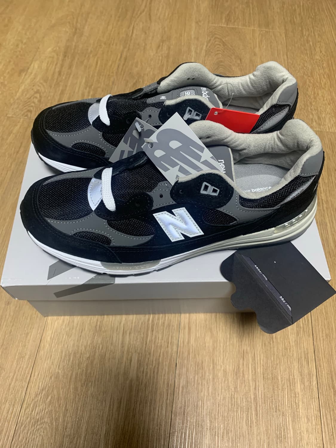 (새상품) 뉴발란스 992 코어블랙 그레이280 상품이미지1