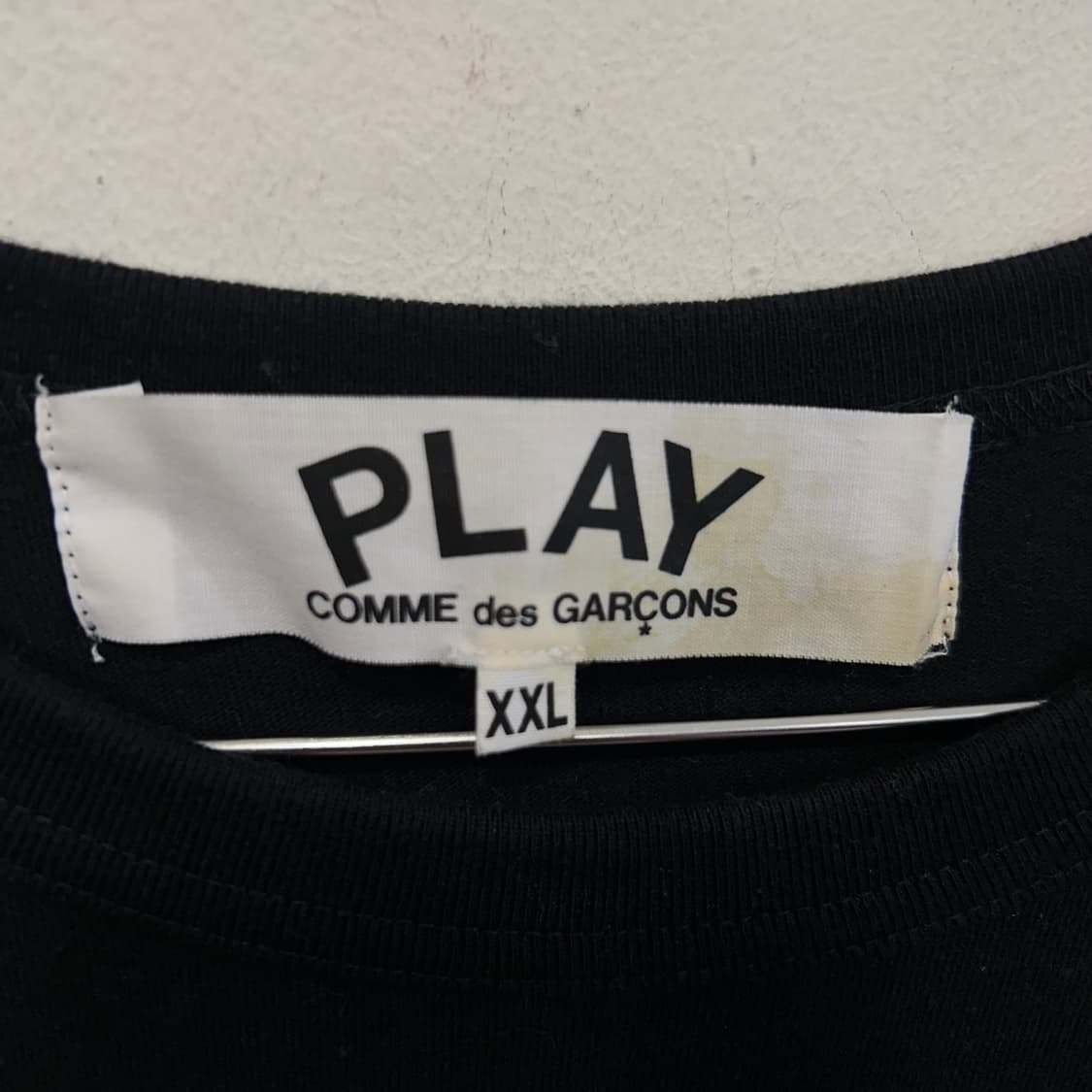 꼼데가르쏭 시그니처 레드하트 코튼 롱슬리브 상품이미지3