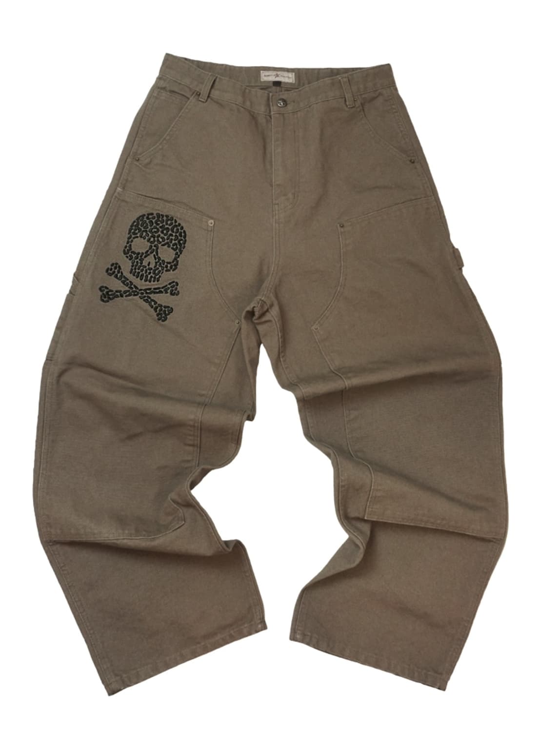 (2) 아오이로 데스크롬 더블니 팬츠 모카 브라운 상품이미지1