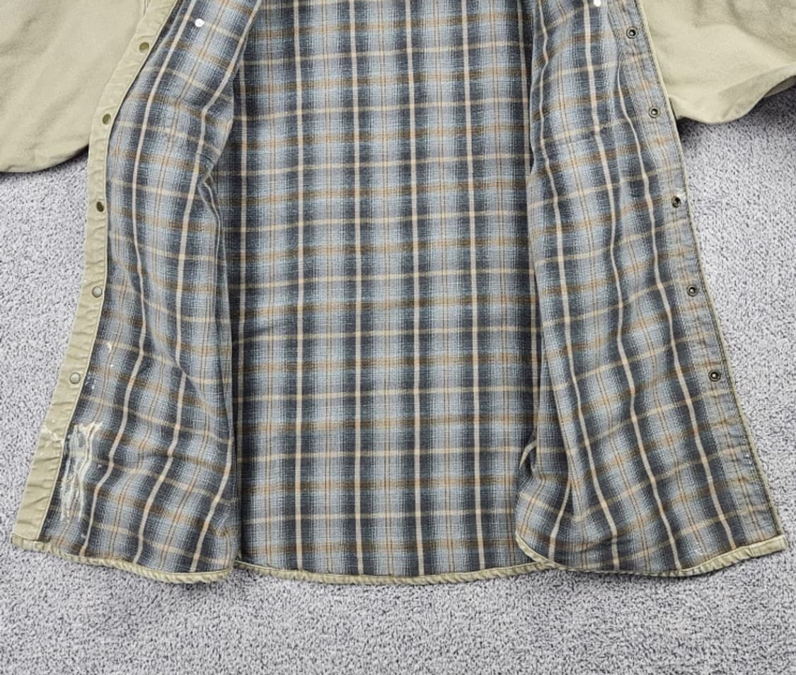 칼하트 플란넬 캔버스 헤비 워크 셔츠 자켓 XL 상품이미지3