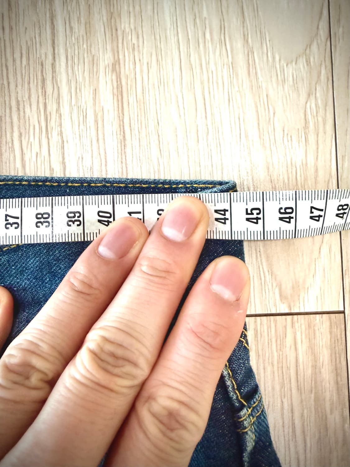 JPN LEE 4013 슬림 테이퍼 데님 / 일본판 / 빈티지 워싱 Ko 상품이미지7