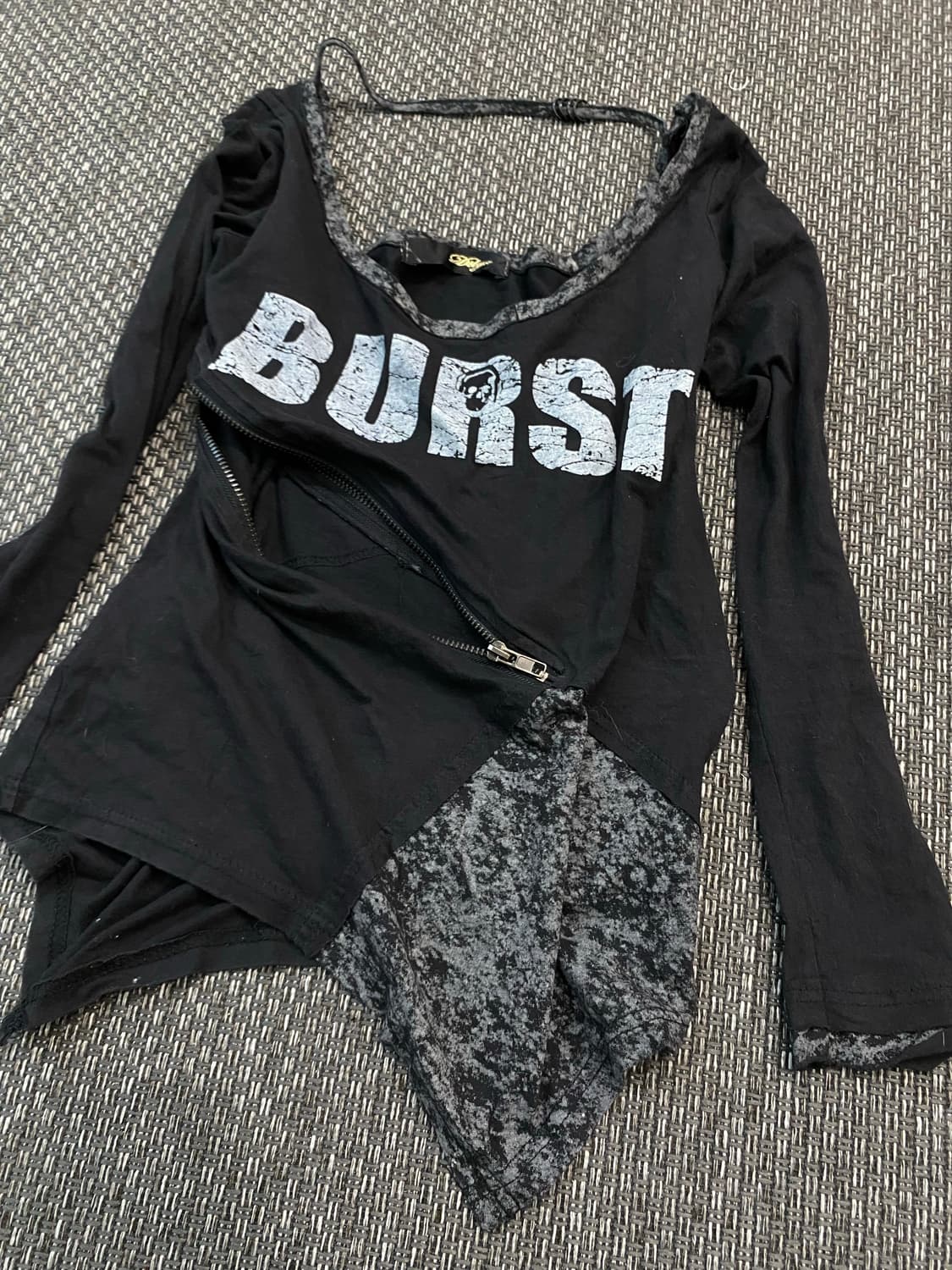 2000s Rare Zip&piercing Slim-FitVkei Lgb 상품이미지4
