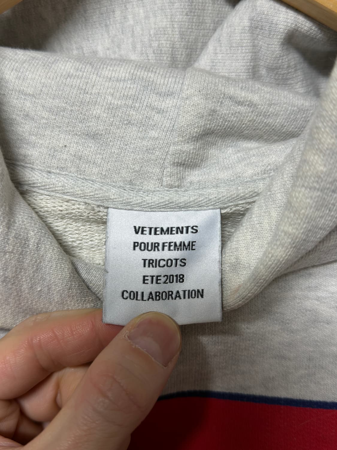 Vetements Tommy Hilfiger Hoodie XS 상품이미지5