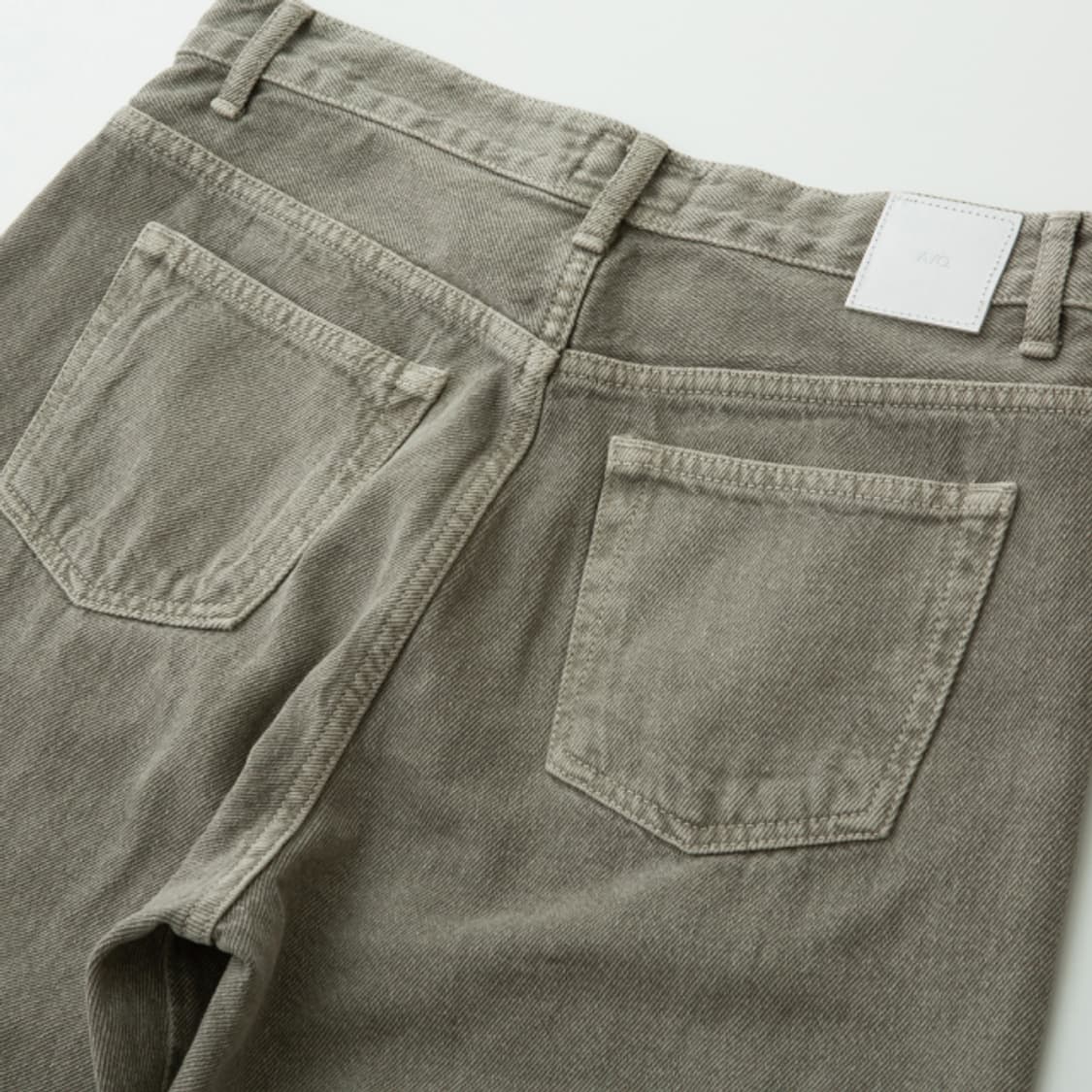 어나더오피스 스터디 가먼트 데님 가먼트 그레이 색상 (2사이즈) 상품이미지6