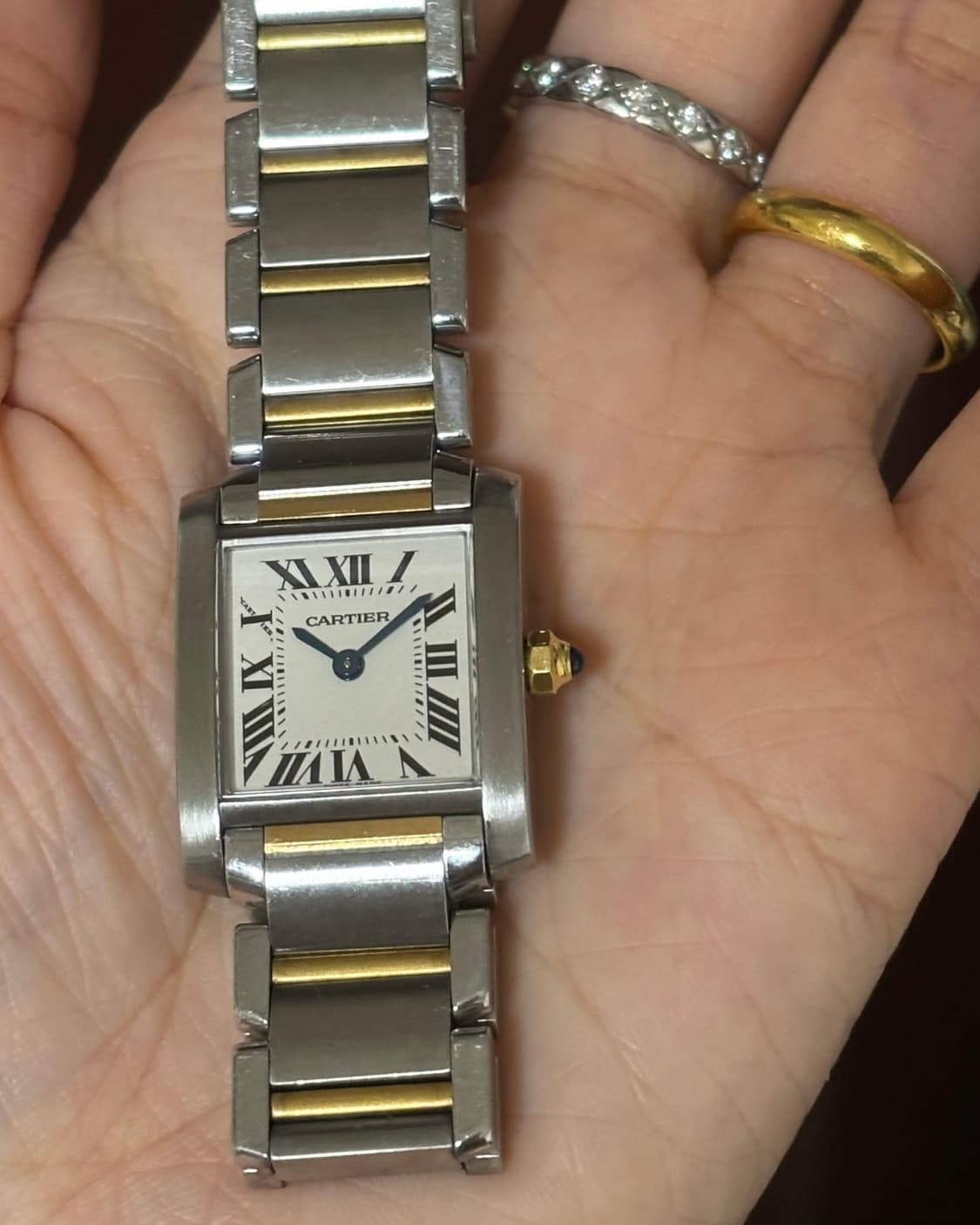 까르띠에 탱크 프랑세즈 콤비 스몰 상품이미지2