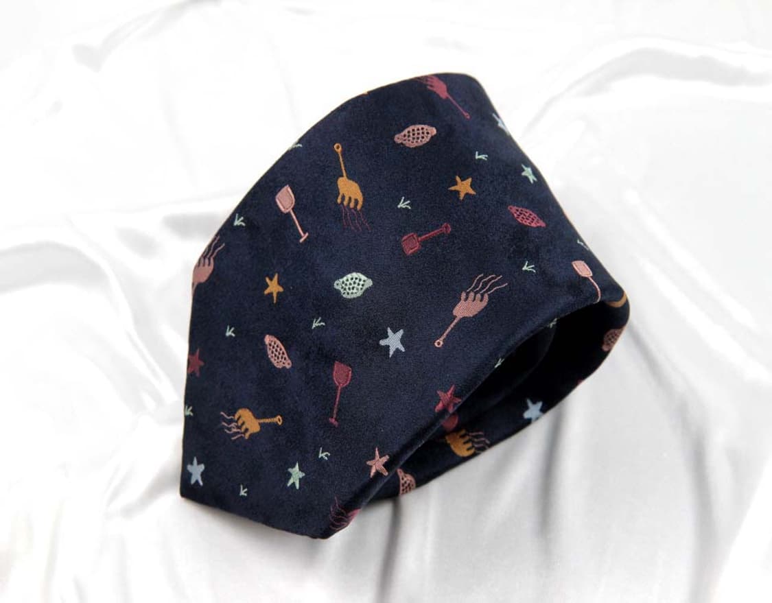 불가리 9.7cm A+등급 세븐폴더 남자 명품 넥타이 상품이미지1