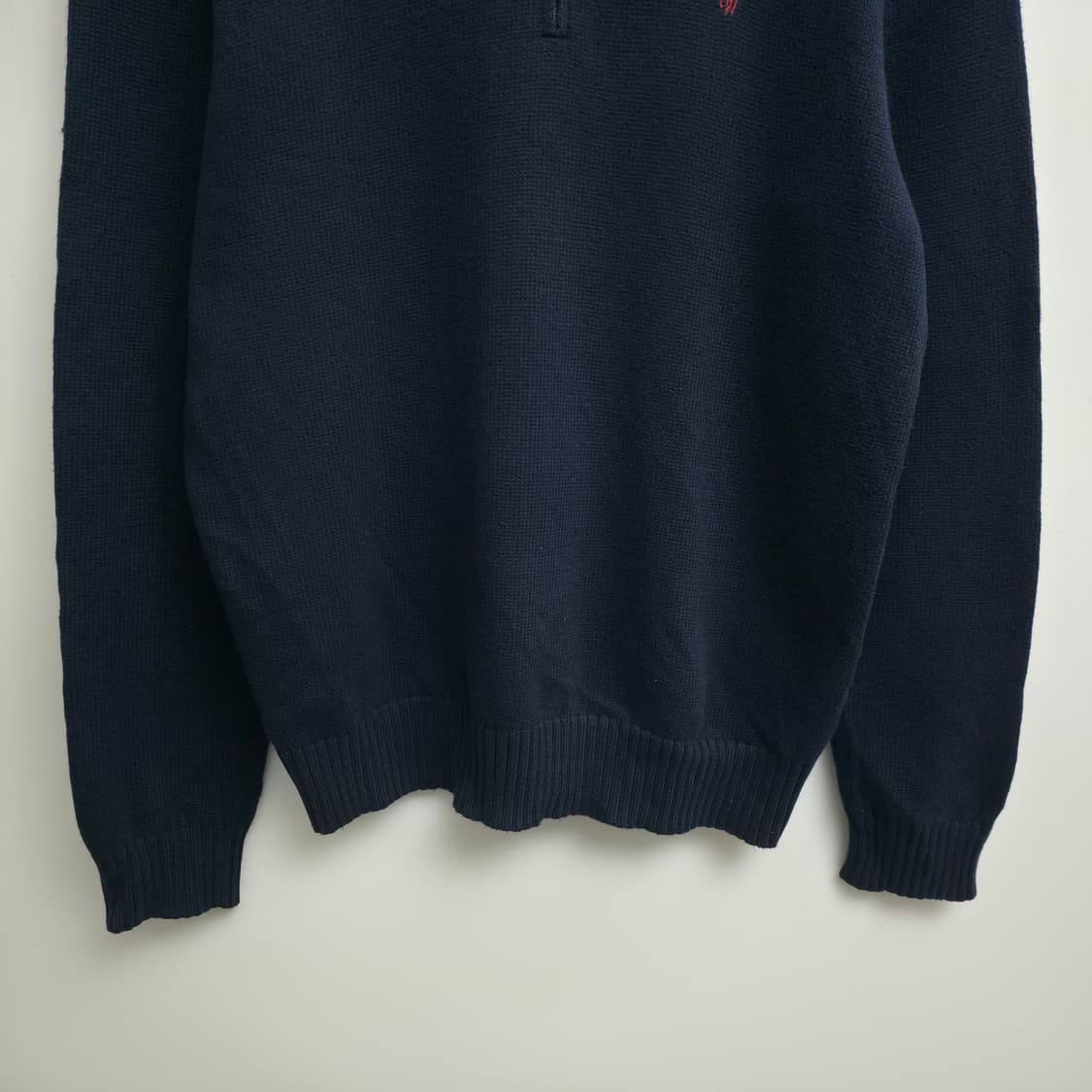 [M] 폴로 랄프로렌 네이비 쿼터집업 니트 상품이미지3