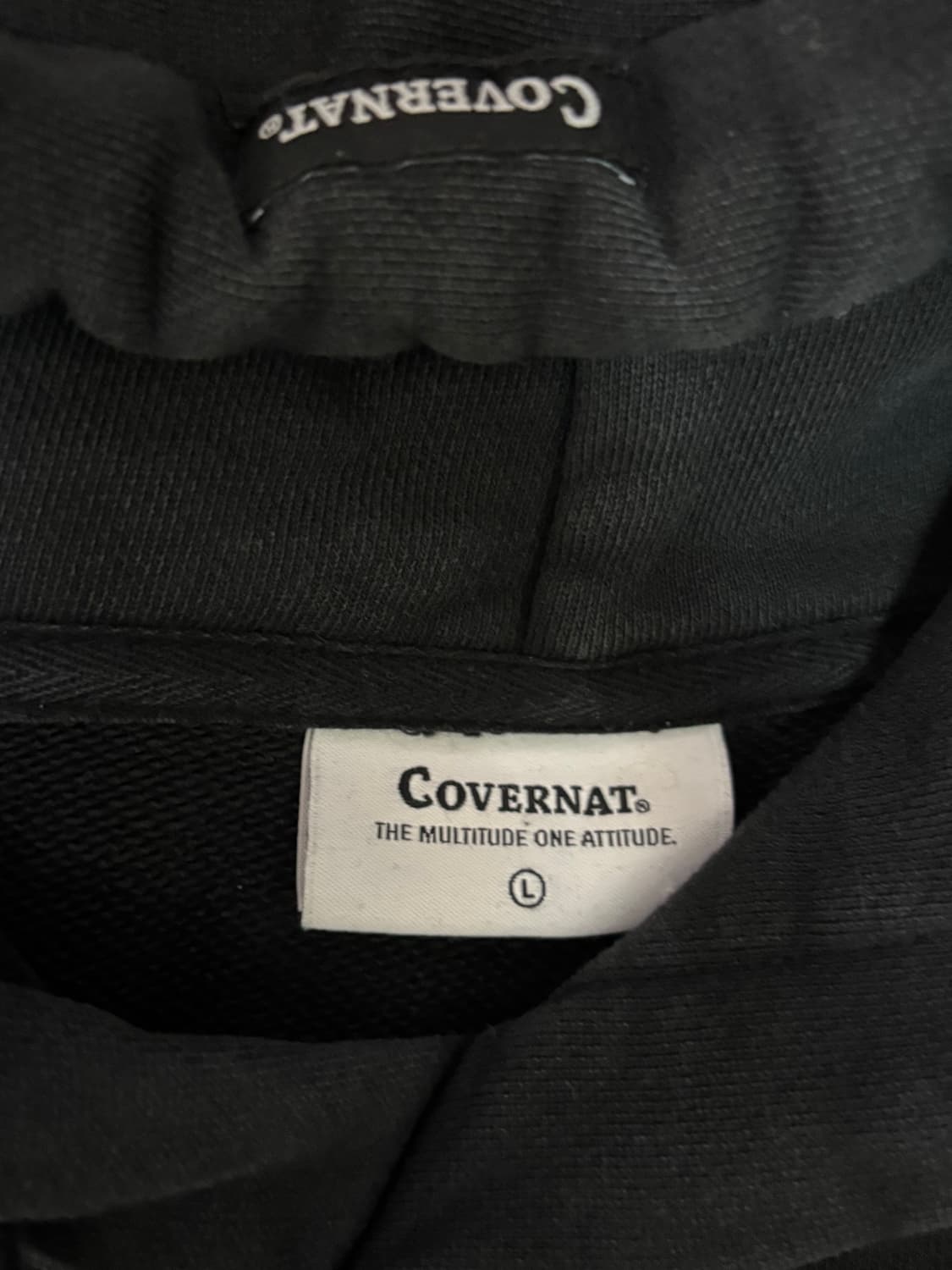 커버낫 후드티 블랙 L 상품이미지2