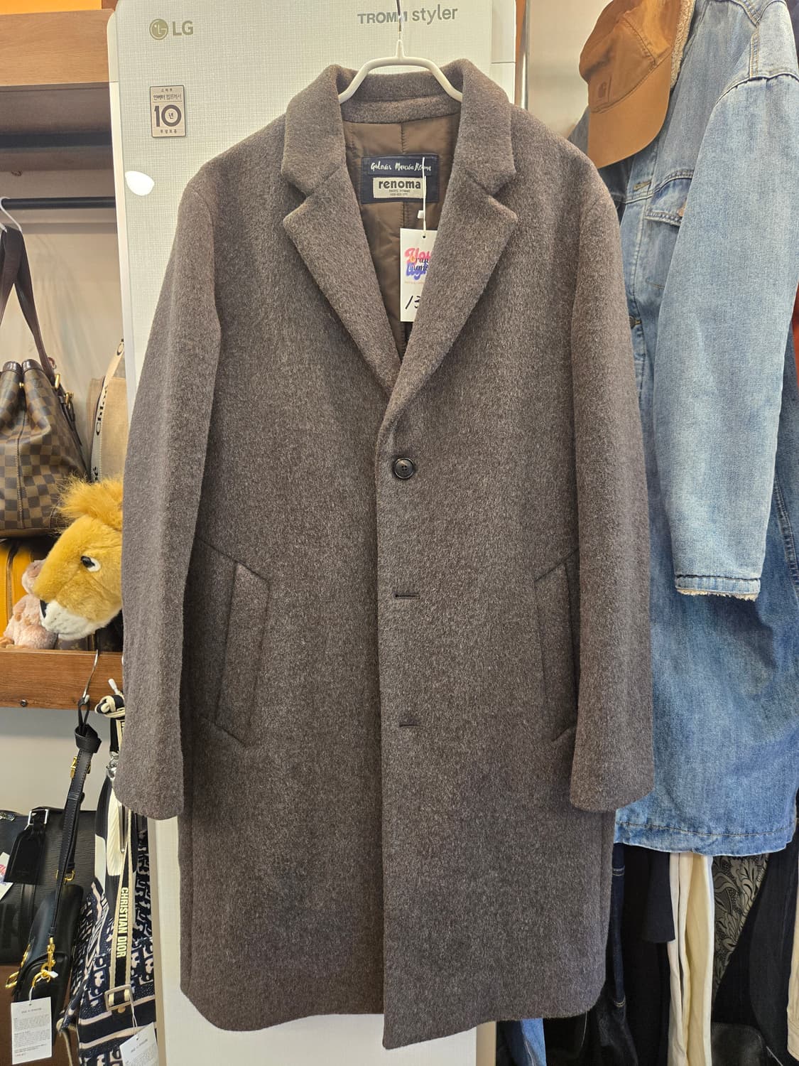 [쿨거환영]Renoma Paris Homme  캐시미어 블렌디드 코트  상품이미지1