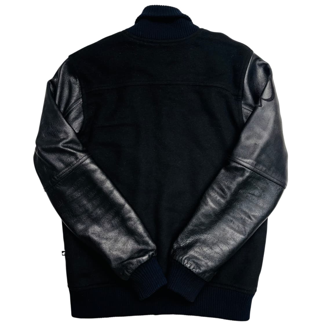 일본 빈티지 스페이드 음각 울 레더 바시티 자켓 L 상품이미지4