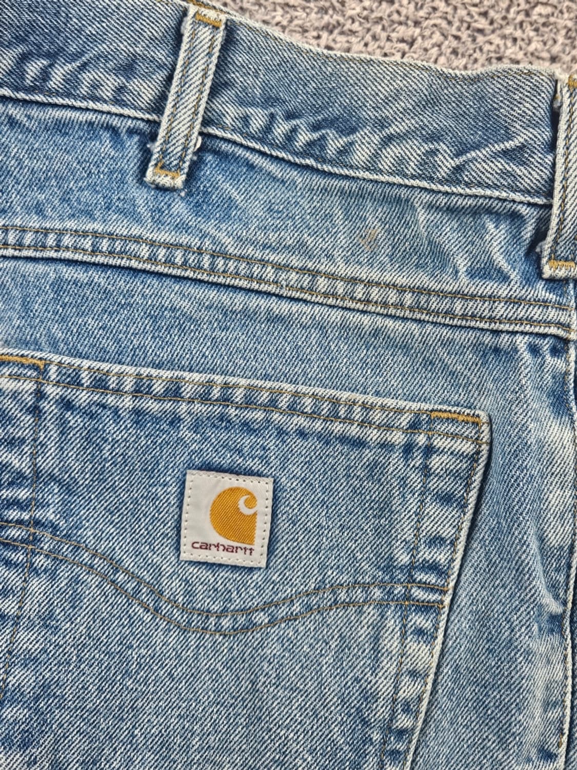 칼하트 데님 워크 쇼츠 반바지 ( 38" ) / 11349 상품이미지8