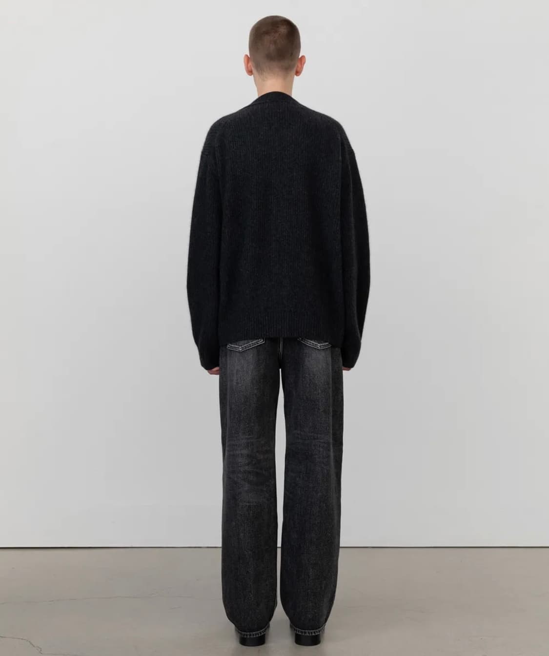 인사일런스 라쿤 카라니트 가디건 챠콜그레이 (M/민트급) 상품이미지3