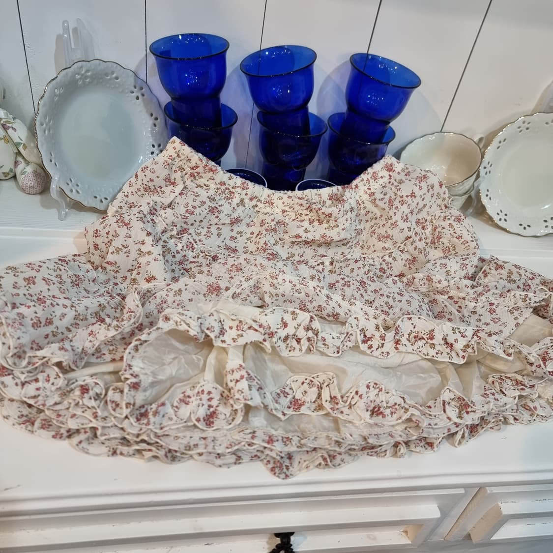 플라워 캉캉 미니 스커트 상품이미지5