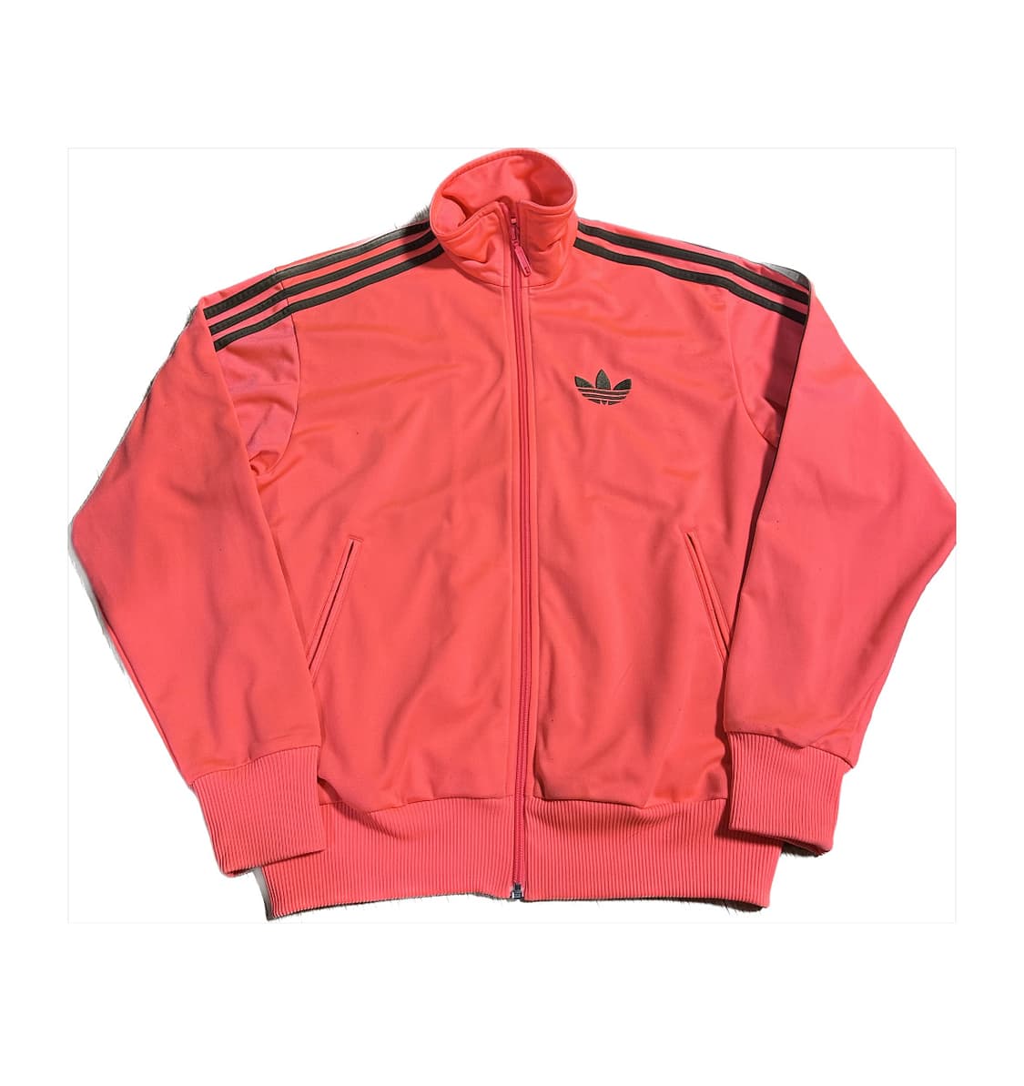 아디다스 파이어버드 형광 핑크 져지 트랙탑 Y2K 상품이미지1