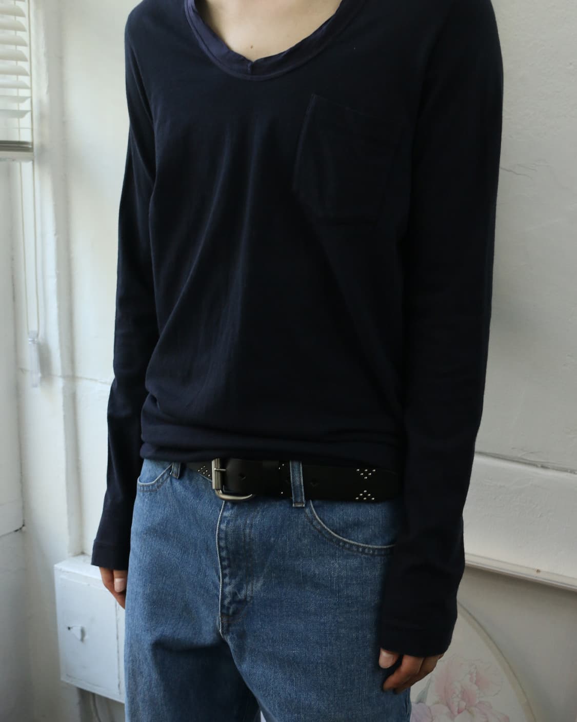 레더 스터드 벨트 상품이미지2