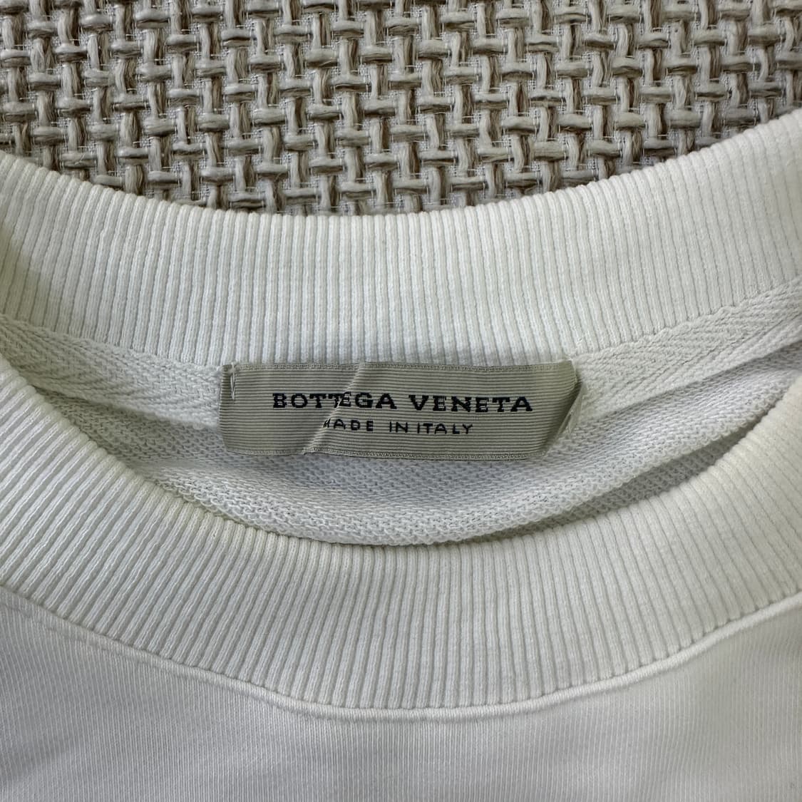 실측확인 빈티지 화이트 맨투맨 0423D 상품이미지2