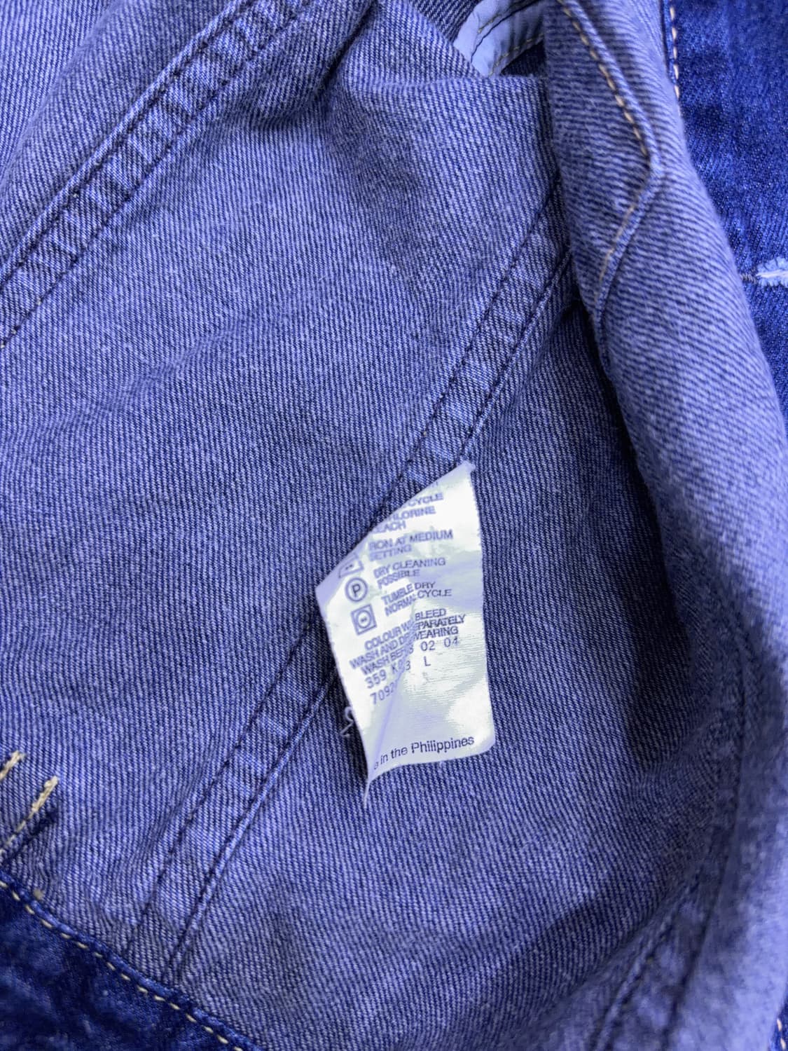 리바이스 아이코닉 타입원 빈티지 워싱 데님자켓 L 상품이미지8