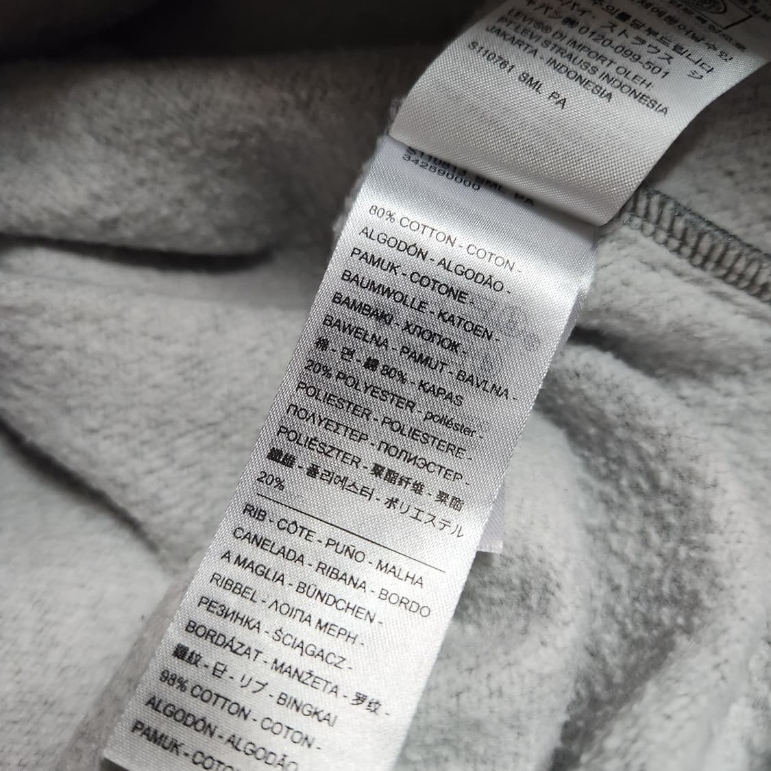 H631 [M] 리바이스 후드 집업
 상품이미지6