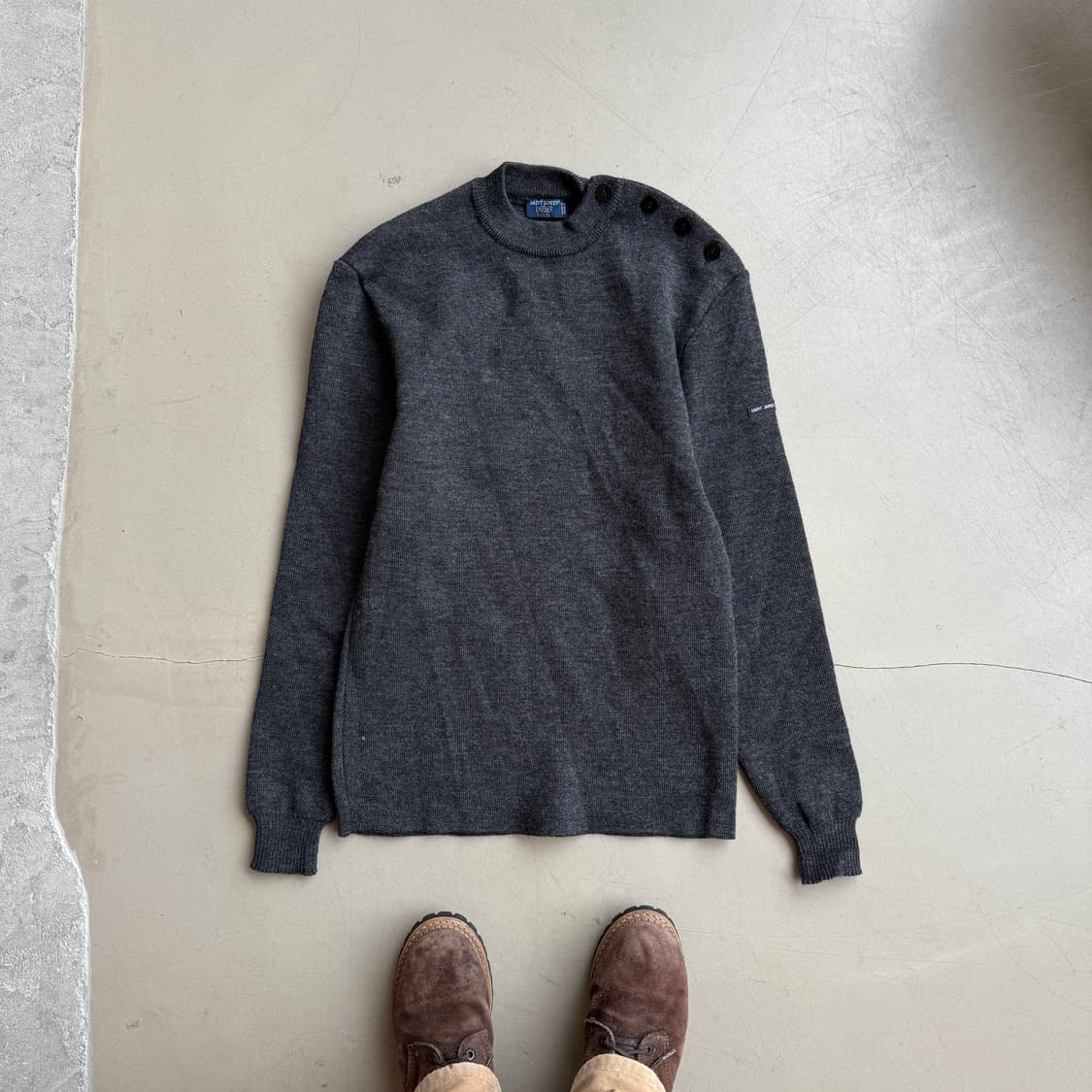 세인트 제임스 버튼 울 스웨터 상품이미지1