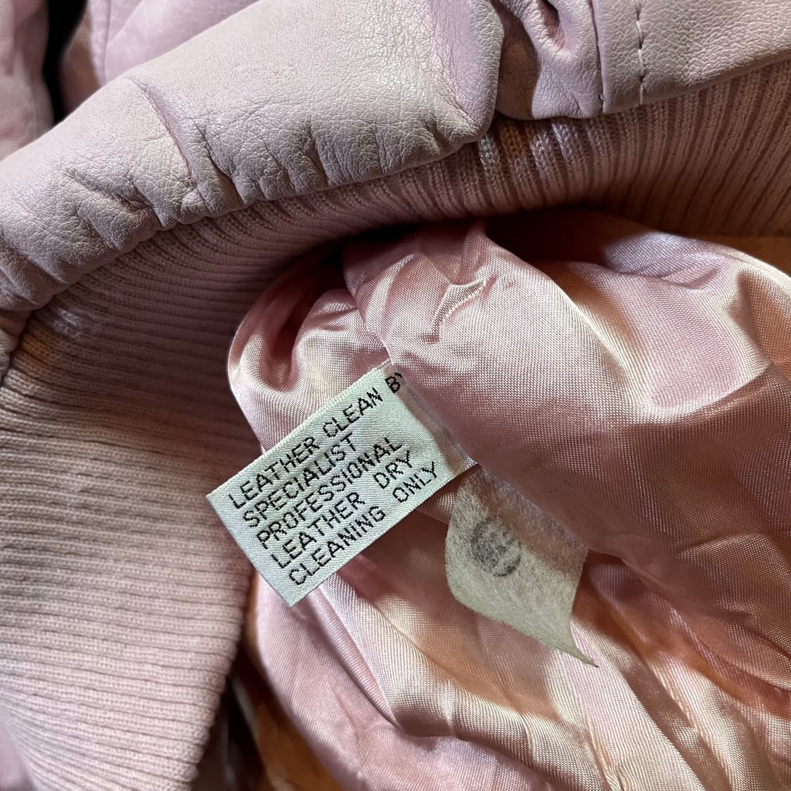 하드락 빅로고 가죽 봄버 자켓 상품이미지6