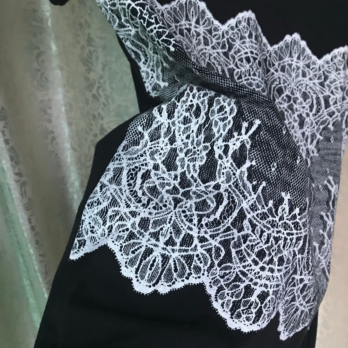black lace top 상품이미지3