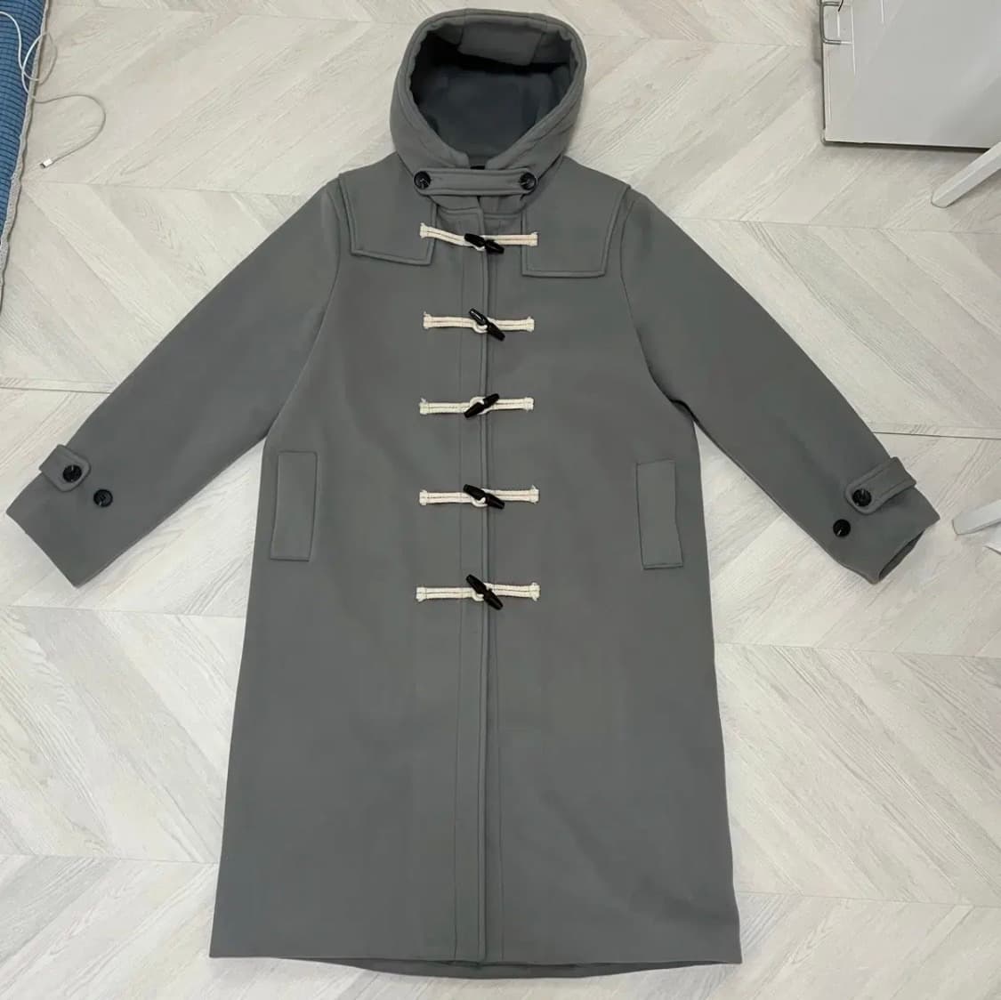 빈티지 떡볶이 롱코트 판매합니다 상품이미지1