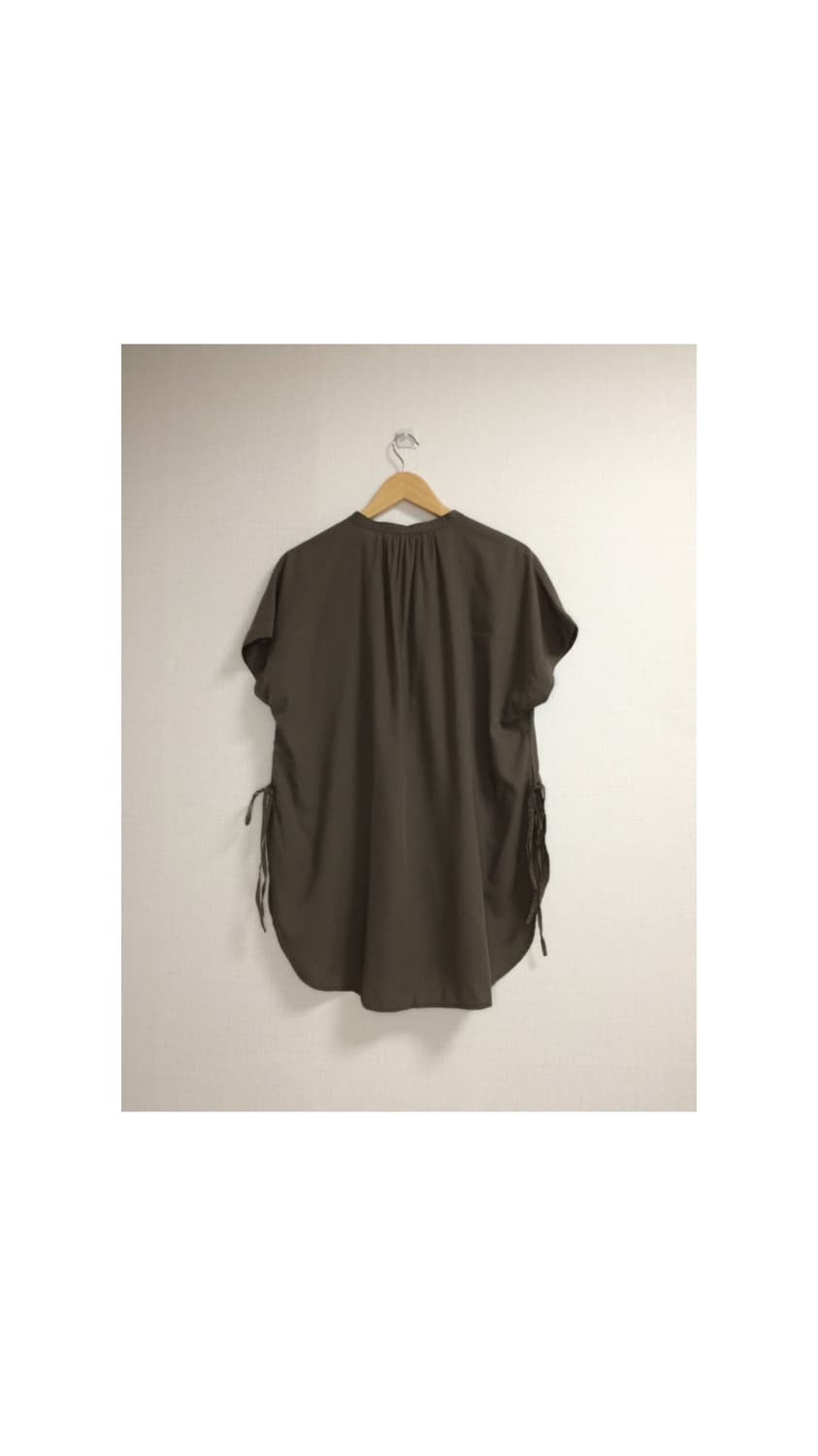 빈티지 브라운 옆 트임 튜닉 상품이미지5