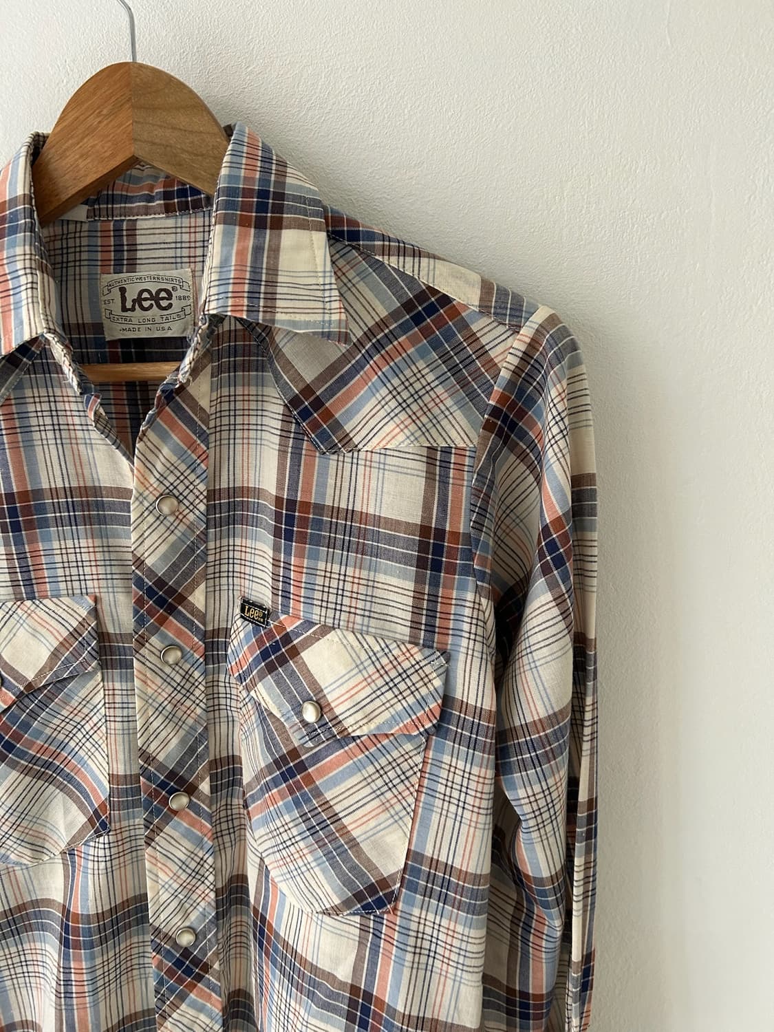 70's vtg USA Lee  Western shirt. 상품이미지2