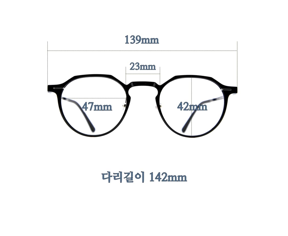 47"사이즈의 판토 다각형 블랙 유광 상품이미지7