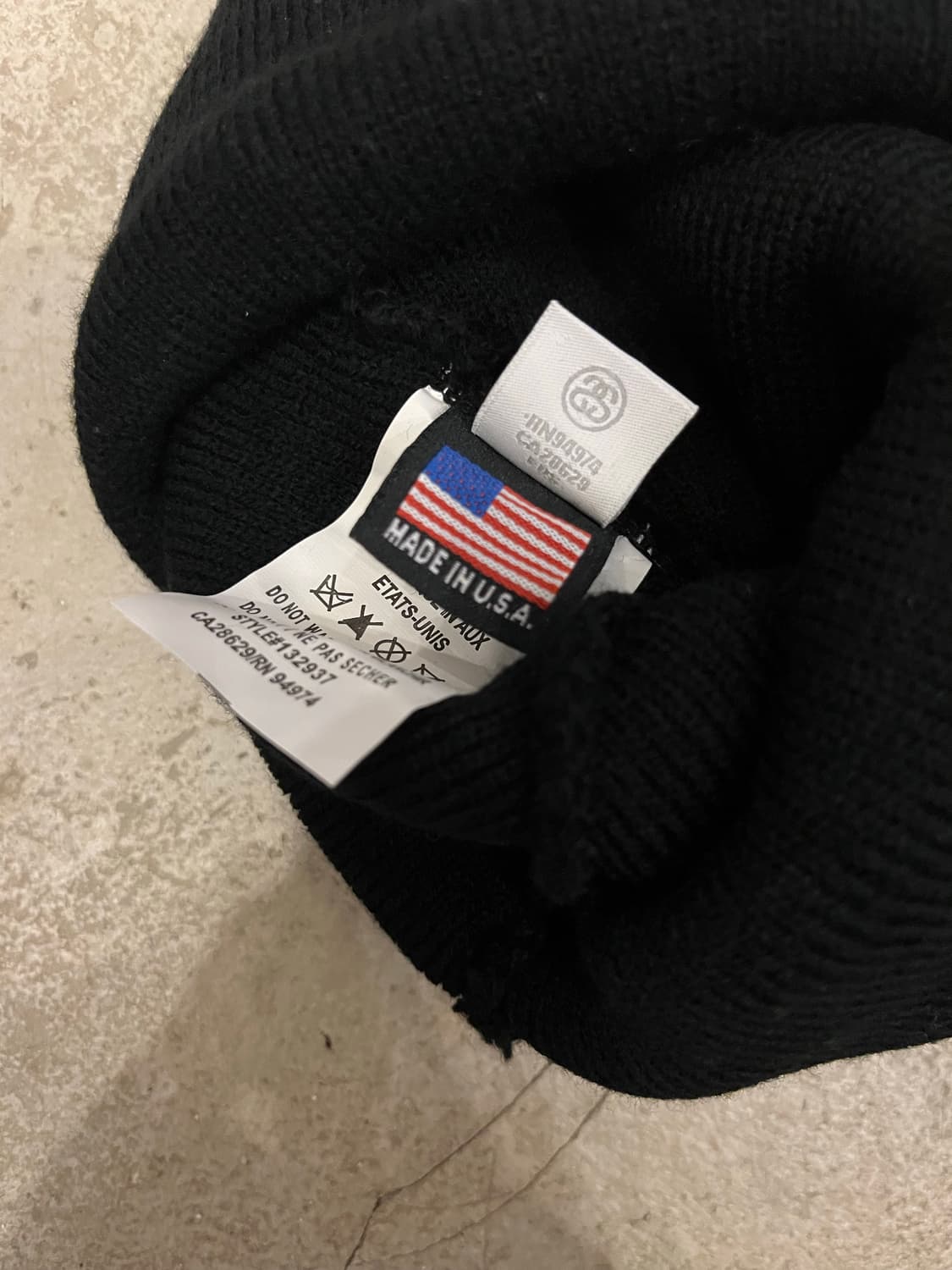 빈티지 스투시 커프스 비니 상품이미지3