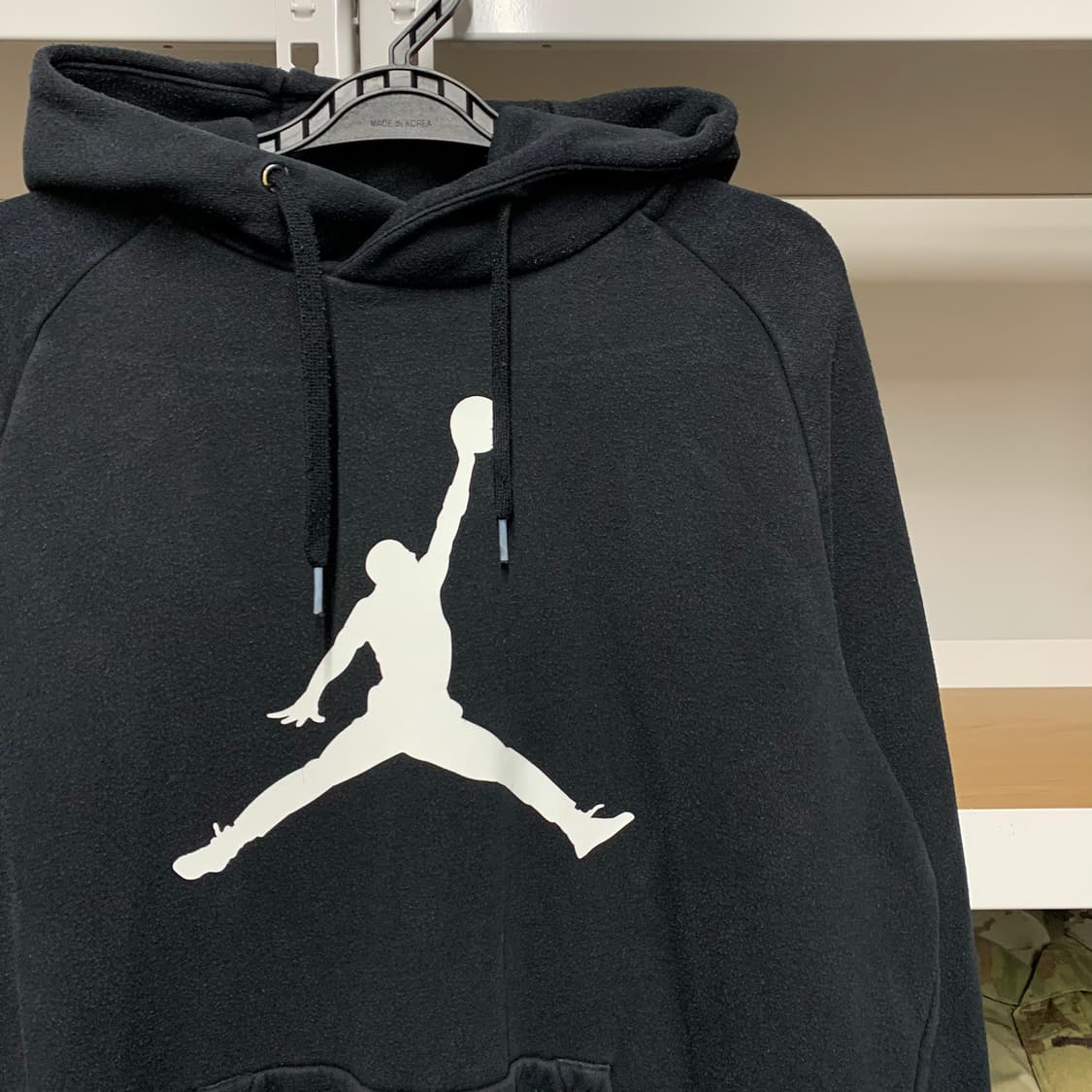 [M] 나이키 에어조던 점프맨 프린팅 래글런 후디 상품이미지1