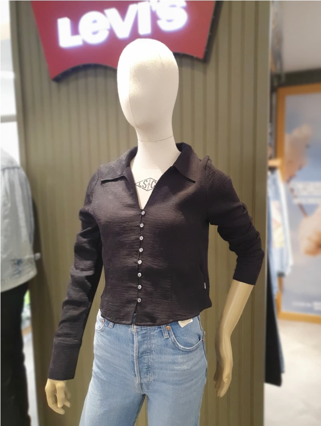 LEVI'S 여성 이네스 블라우스M 상품이미지2