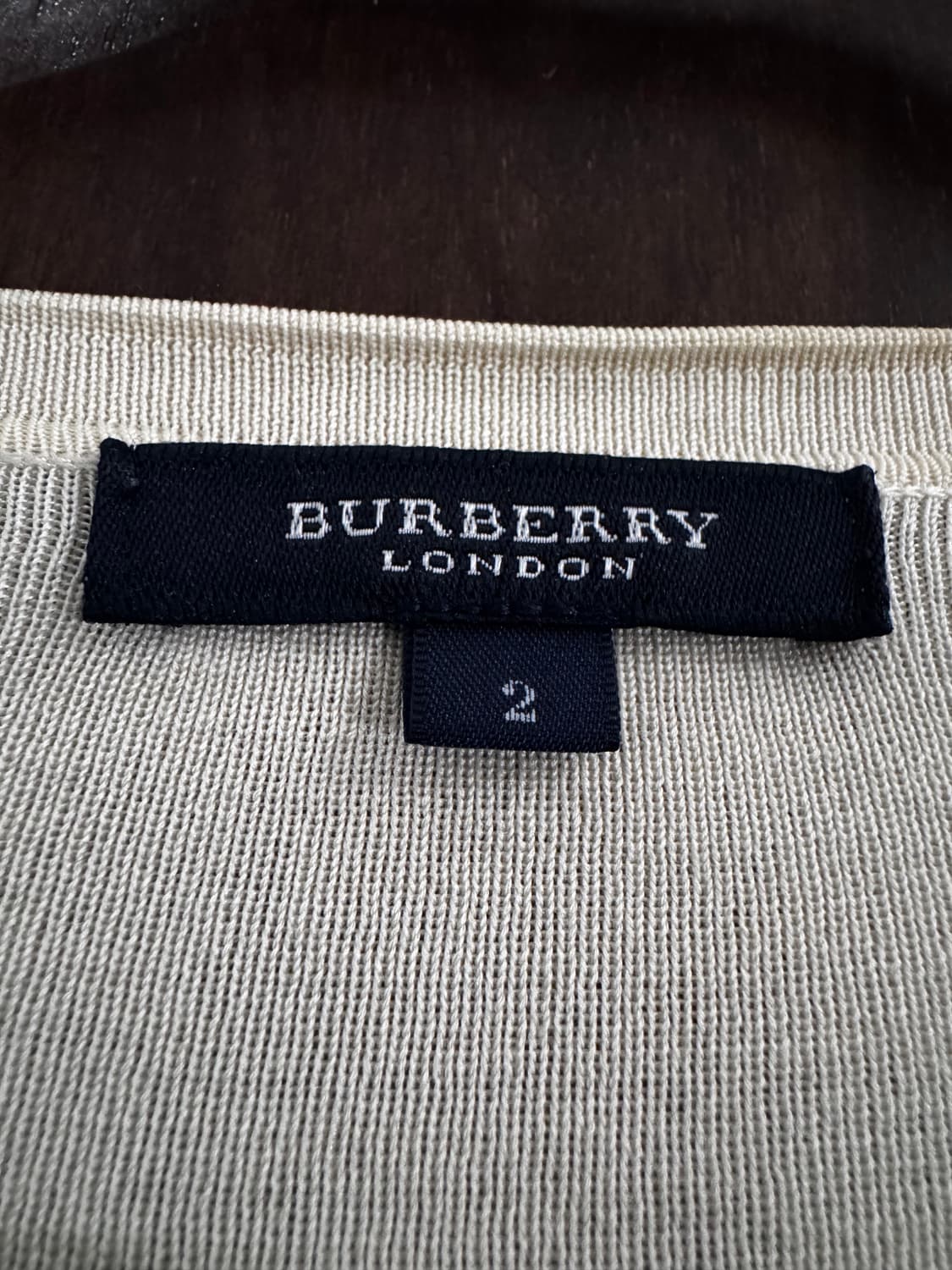 버버리 실크 가디건 상품이미지5