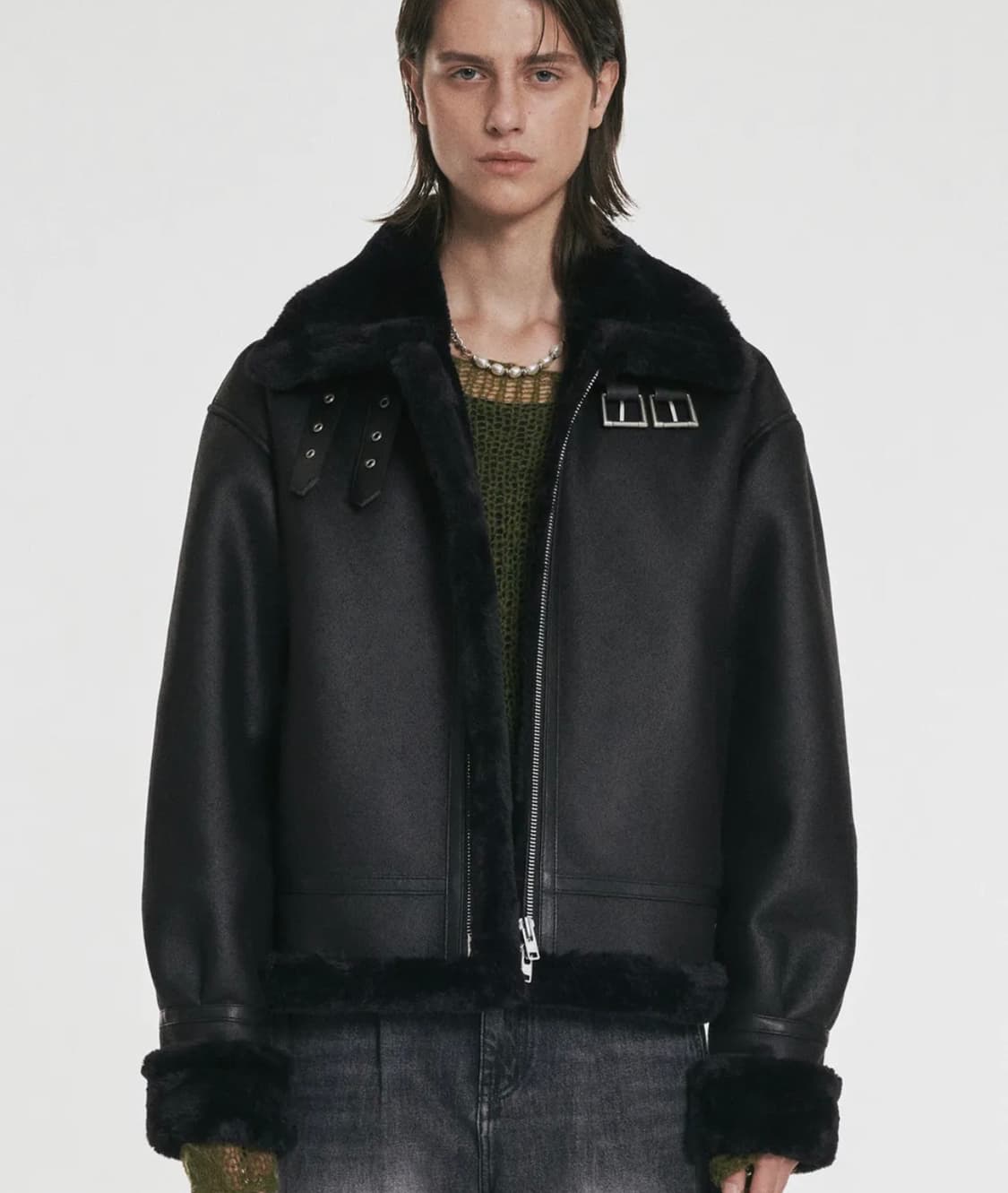 도프제이슨 하이넥 무스탕 상품이미지1