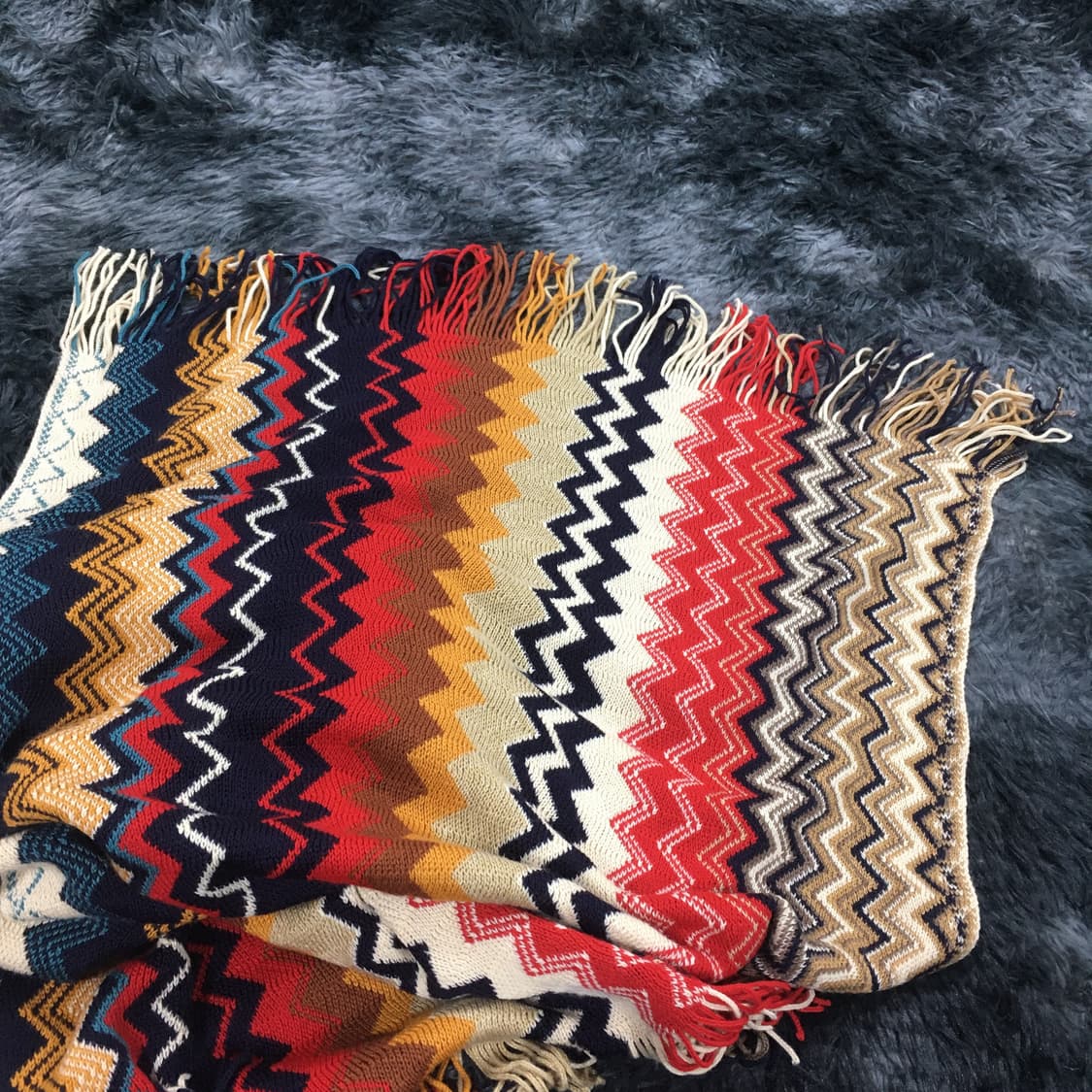 투티/0178 미쏘니 태슬 머플러 숄 빈티지 에스닉 상품이미지4