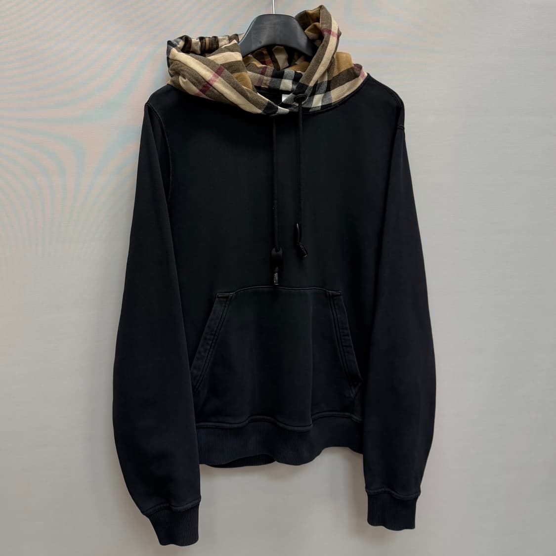 버버리 빈티지 체크 오버사이즈 후드티 ( 여성 오버핏 ) 상품이미지2