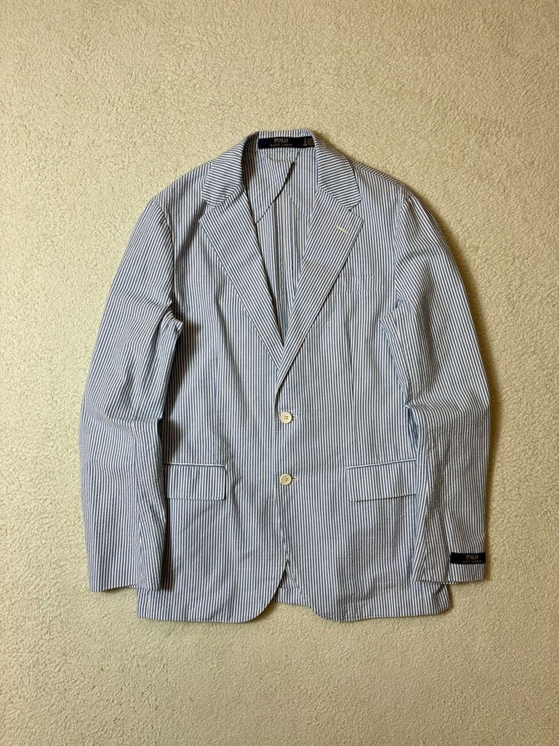 폴로 랄프로렌 스트라이프 소프트 시어서커 블레이저 자켓 PN6903 상품이미지1