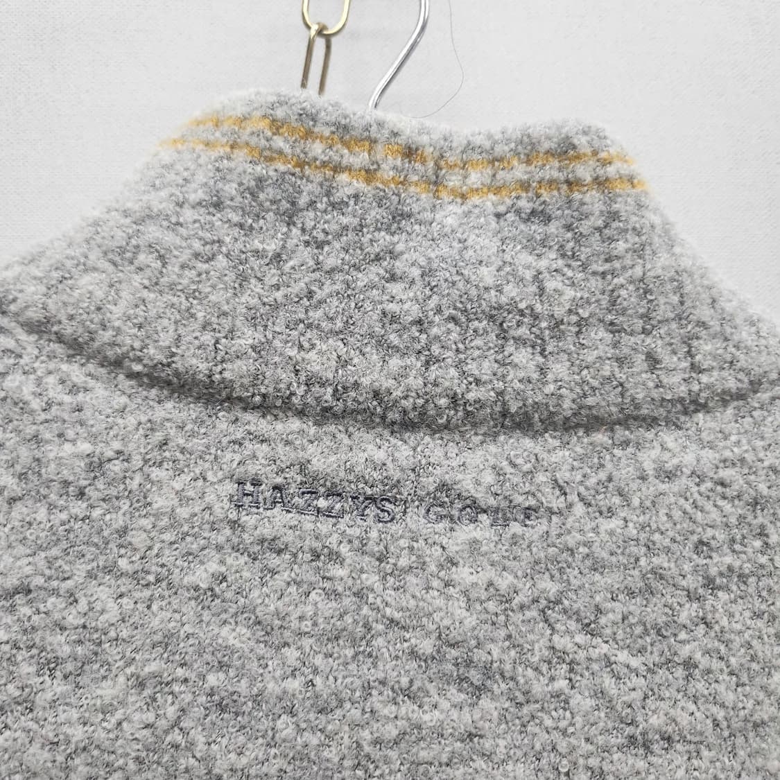 헤지스 골프 로고 니트 집업(방풍) M 상품이미지4