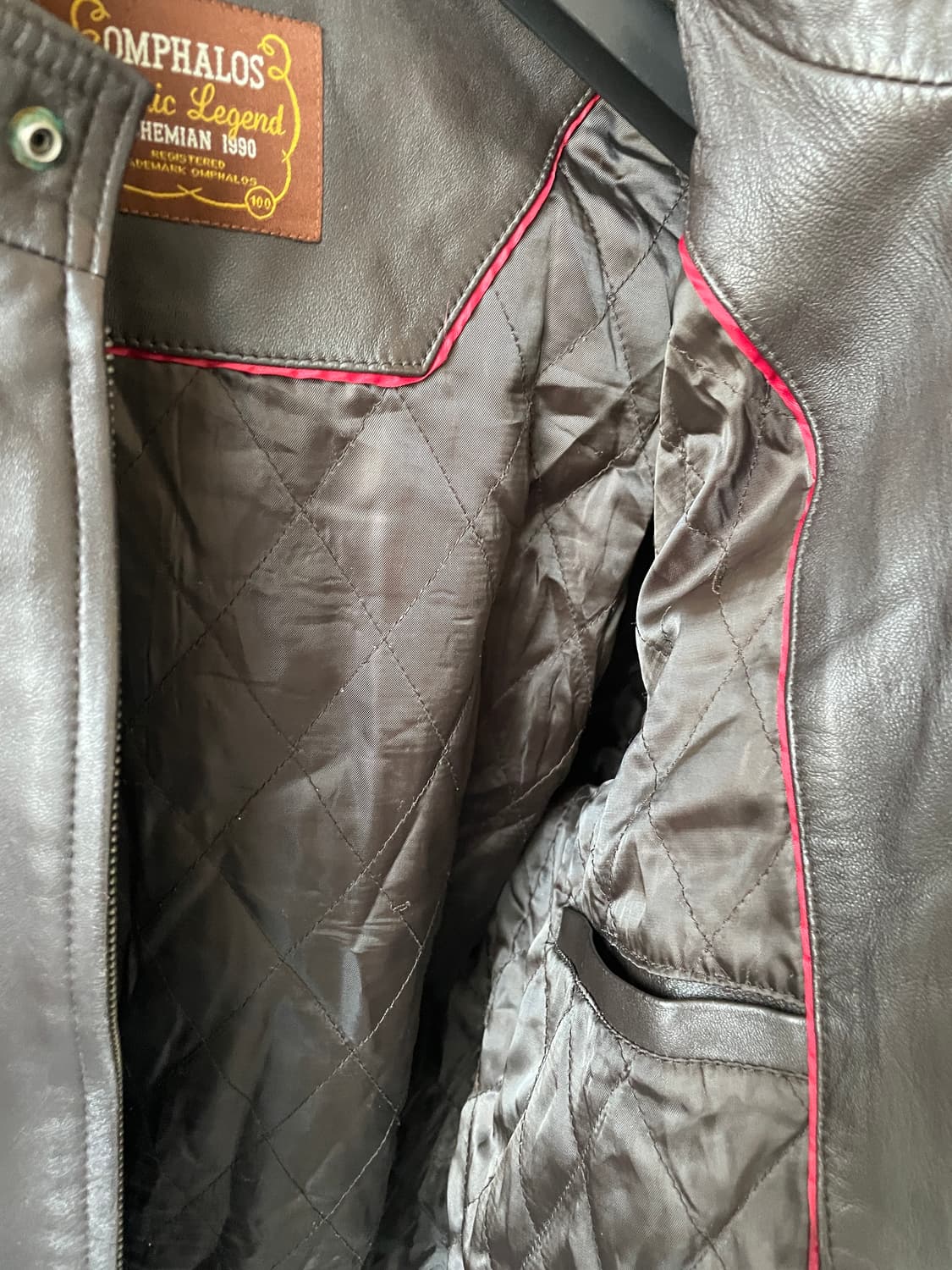 90s omphalos 양가죽 자켓 105 상품이미지5