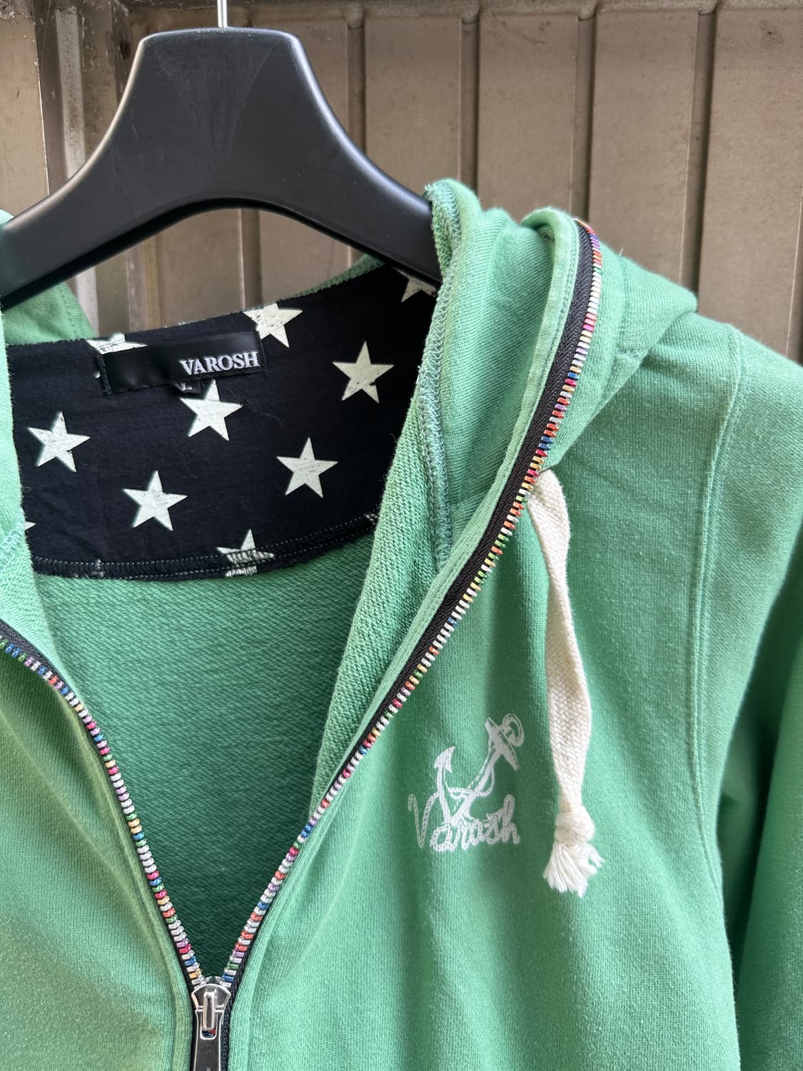 VAROSH japan retro star full zip up hood 상품이미지5