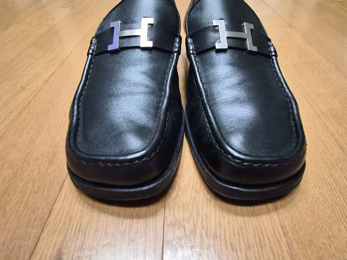 (정품) 에르메스 블랙 로퍼 41 (명품 남자 신발 구두 스니커즈) 상품이미지2