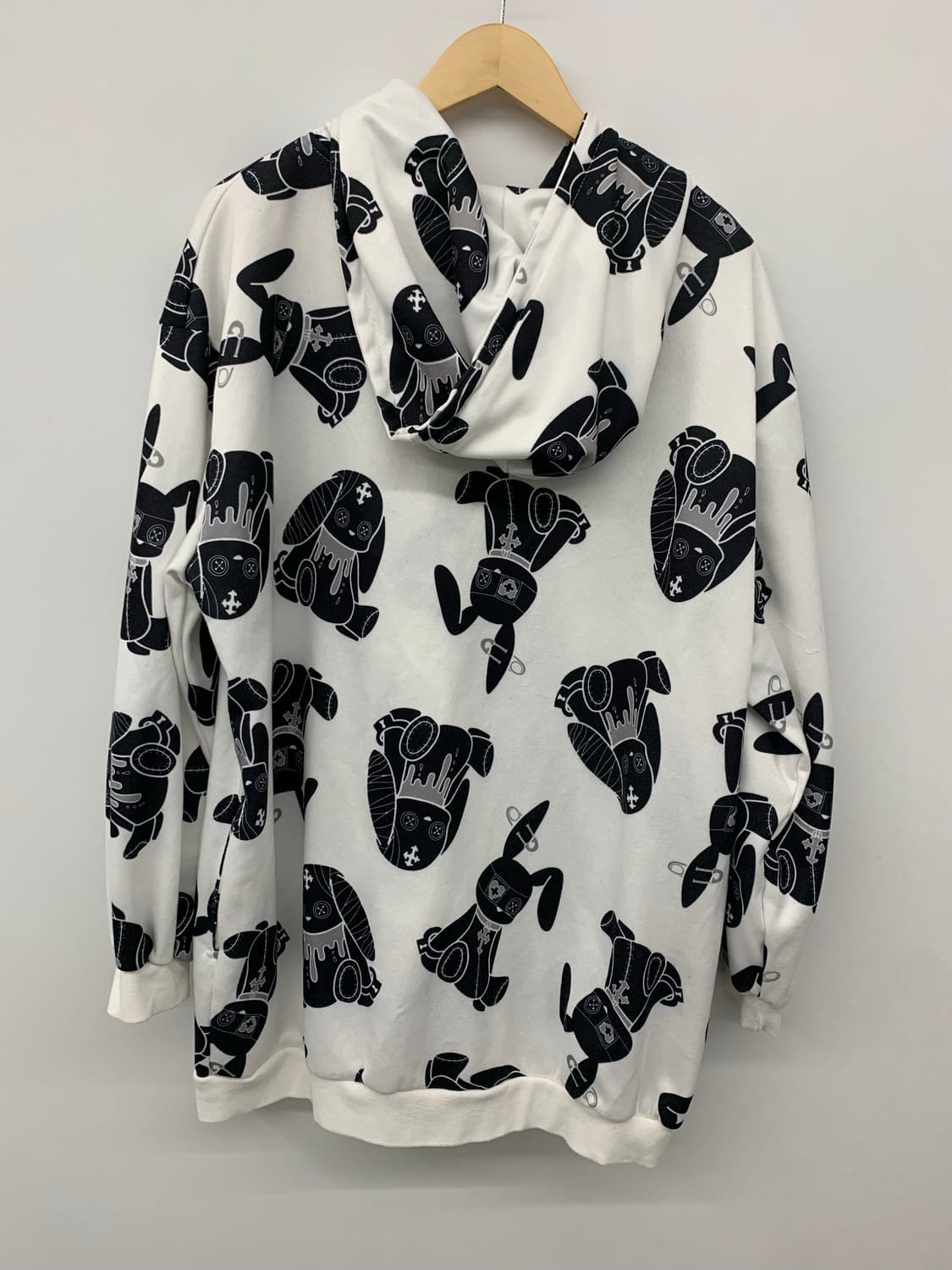 Acdc rag 펑크 프린팅 오버핏 후드집업 상품이미지5