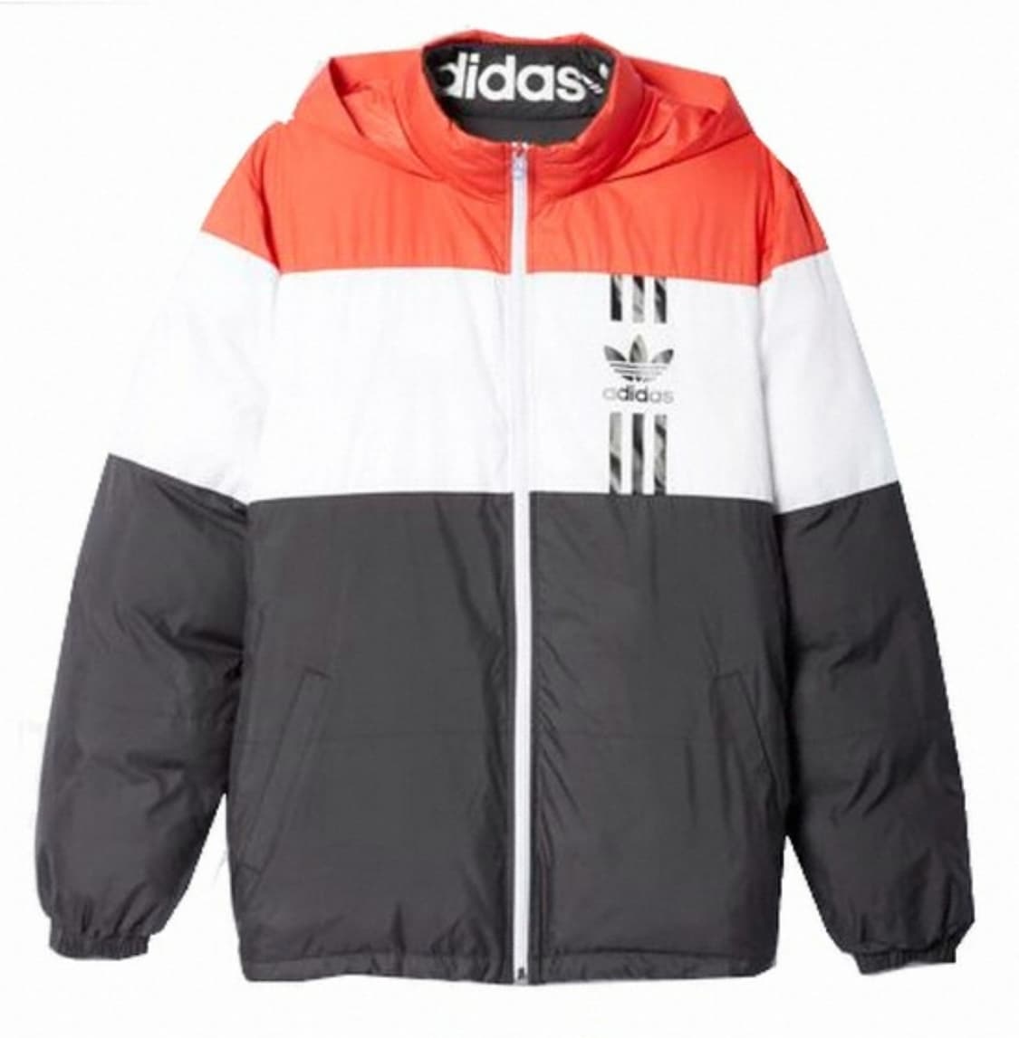 아디다스 컬러블록 리버시블 덕다운 패딩 상품이미지1